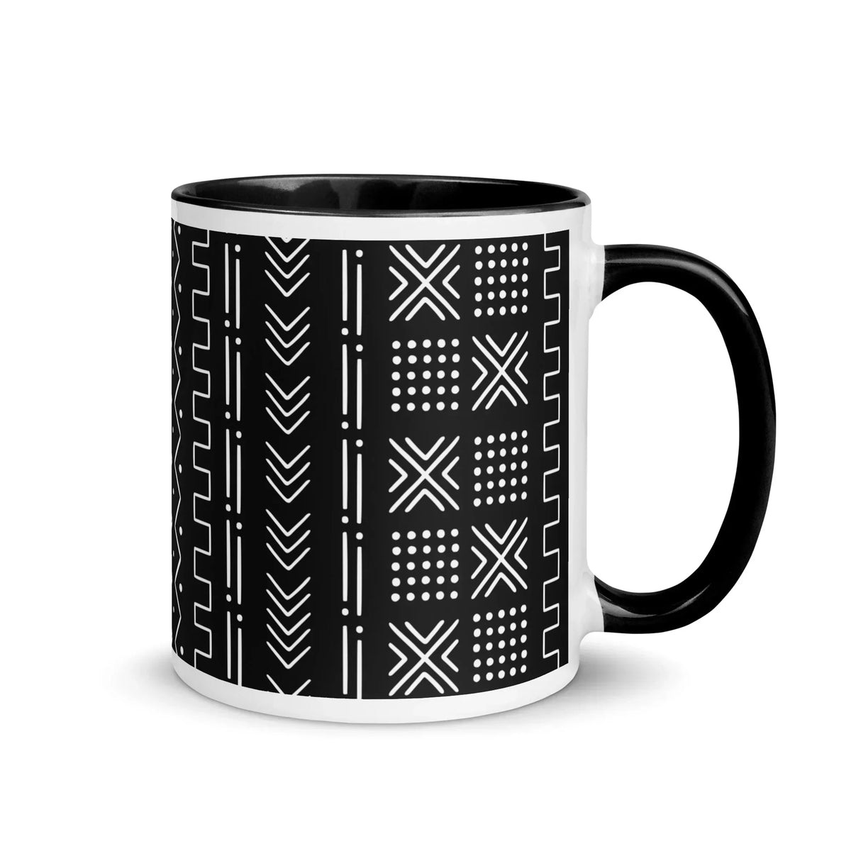 Bamako Night Mud Cloth Mug - The Global Wanderer