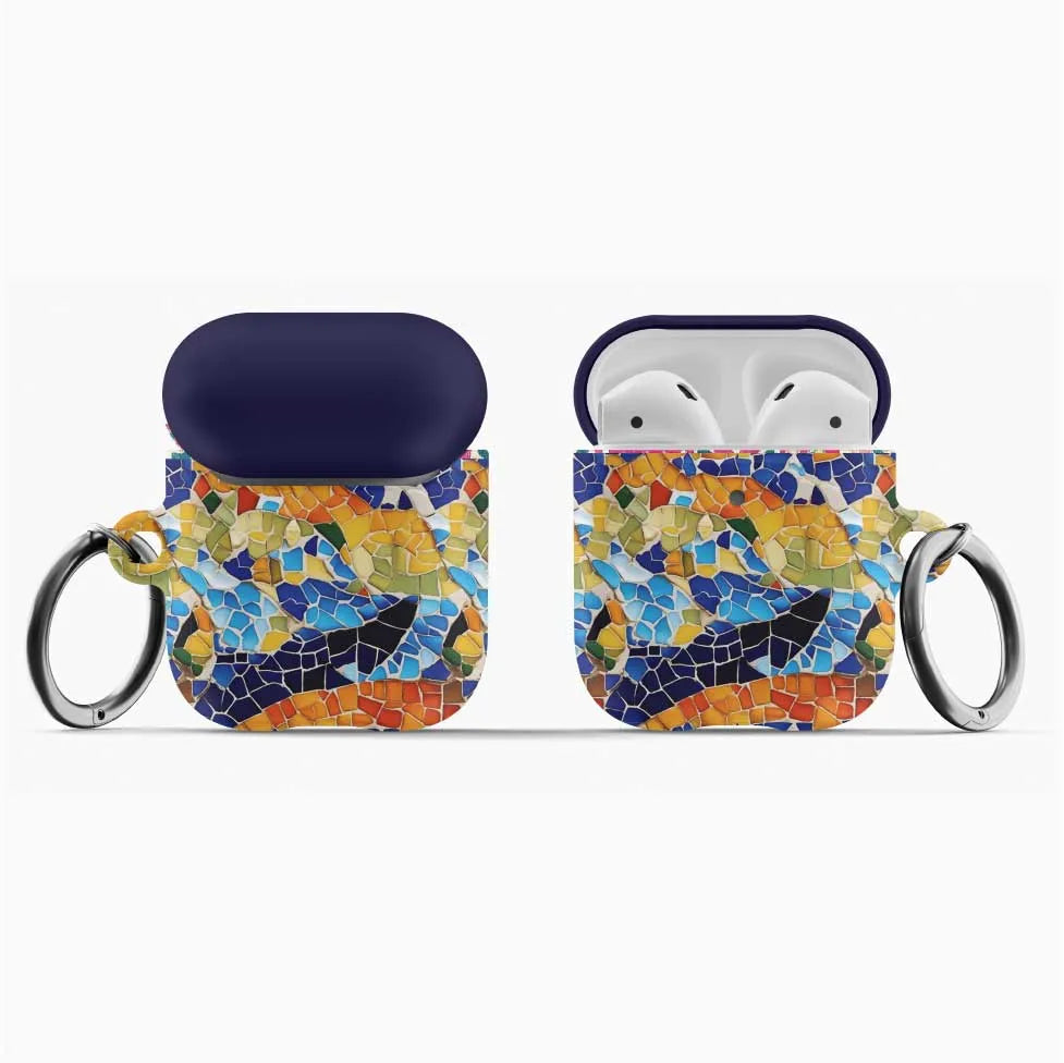 Barcelona Colors Mosaic AirPod Case - The Global Wanderer
