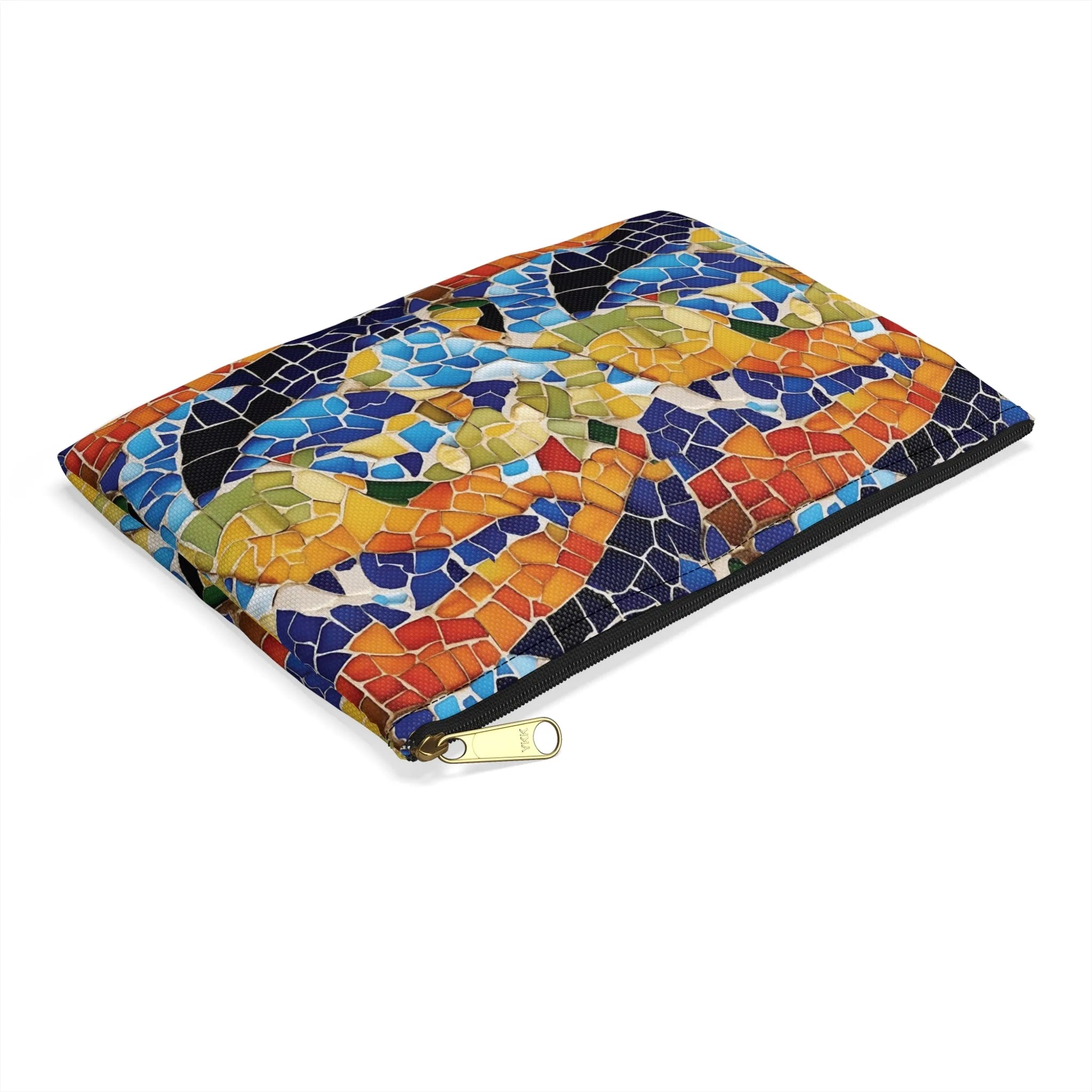 Barcelona Colors Mosaic Flat Pouch - The Global Wanderer