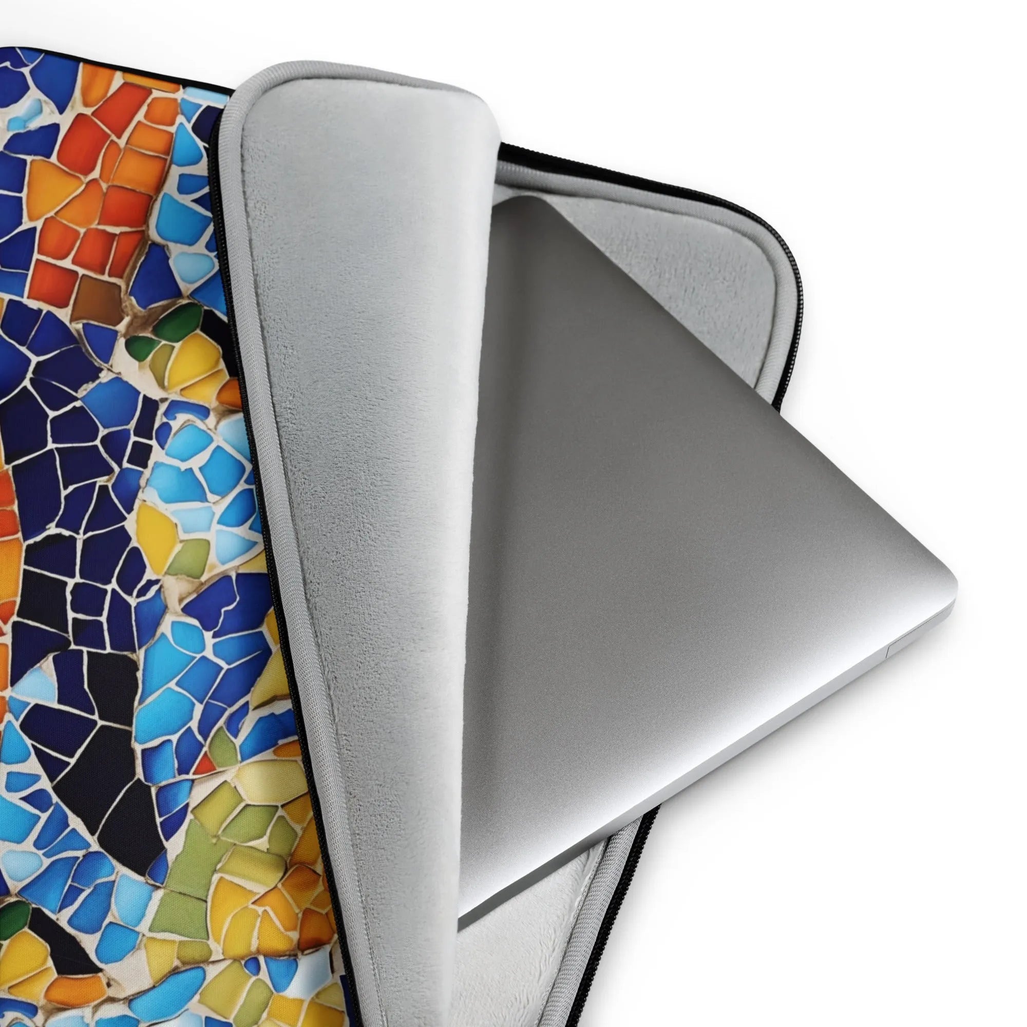 Barcelona Colors Mosaic Laptop Case - The Global Wanderer