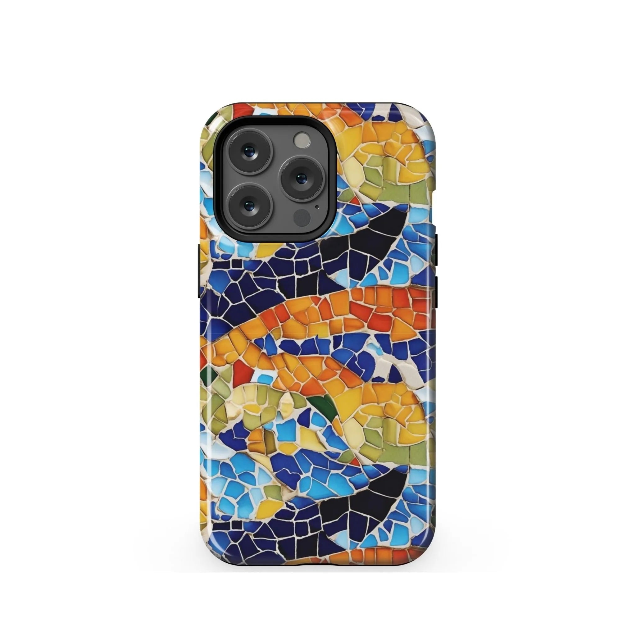 Barcelona Colors Mosaic MagSafe iPhone Case - The Global Wanderer