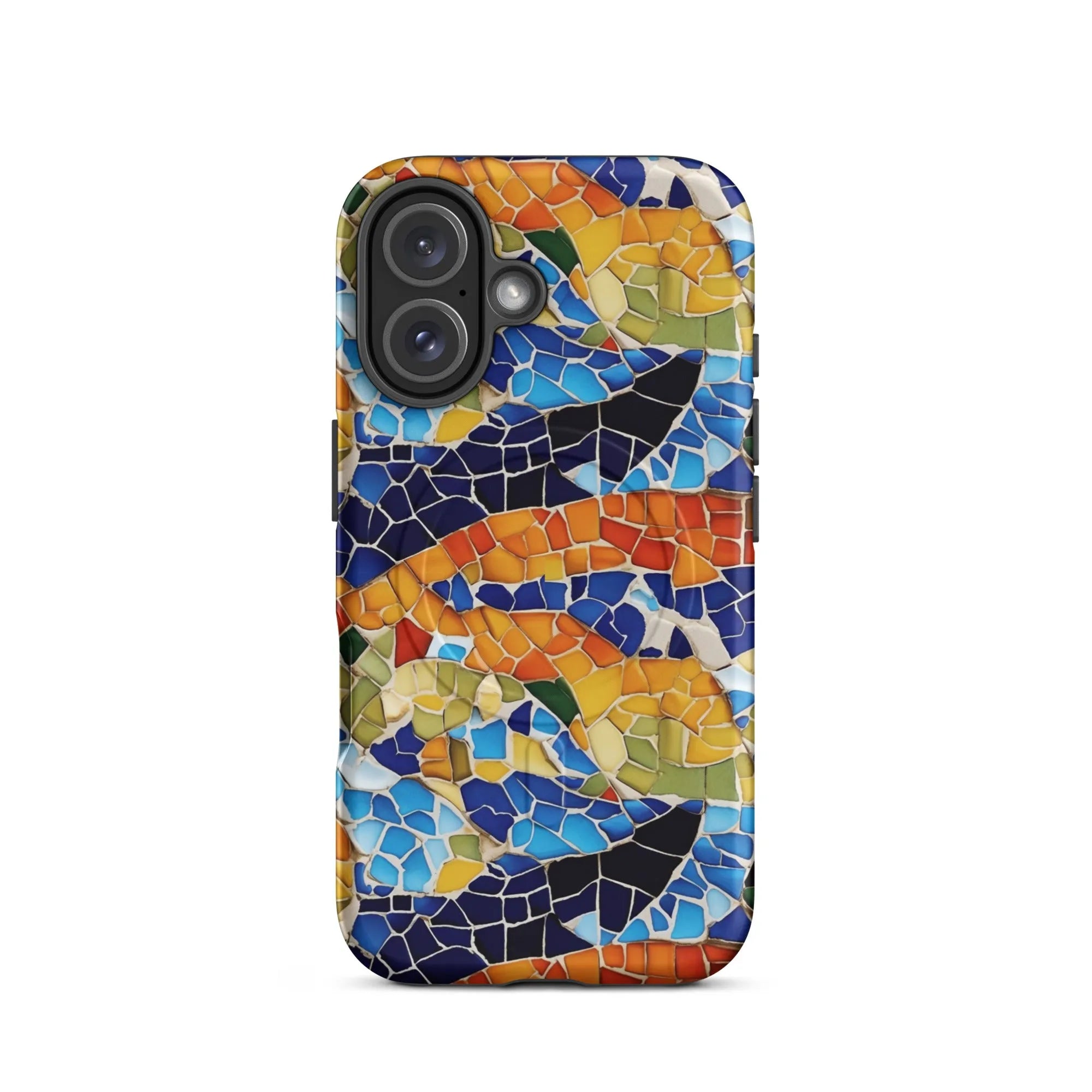 Barcelona Colors Mosaic MagSafe iPhone Case - The Global Wanderer