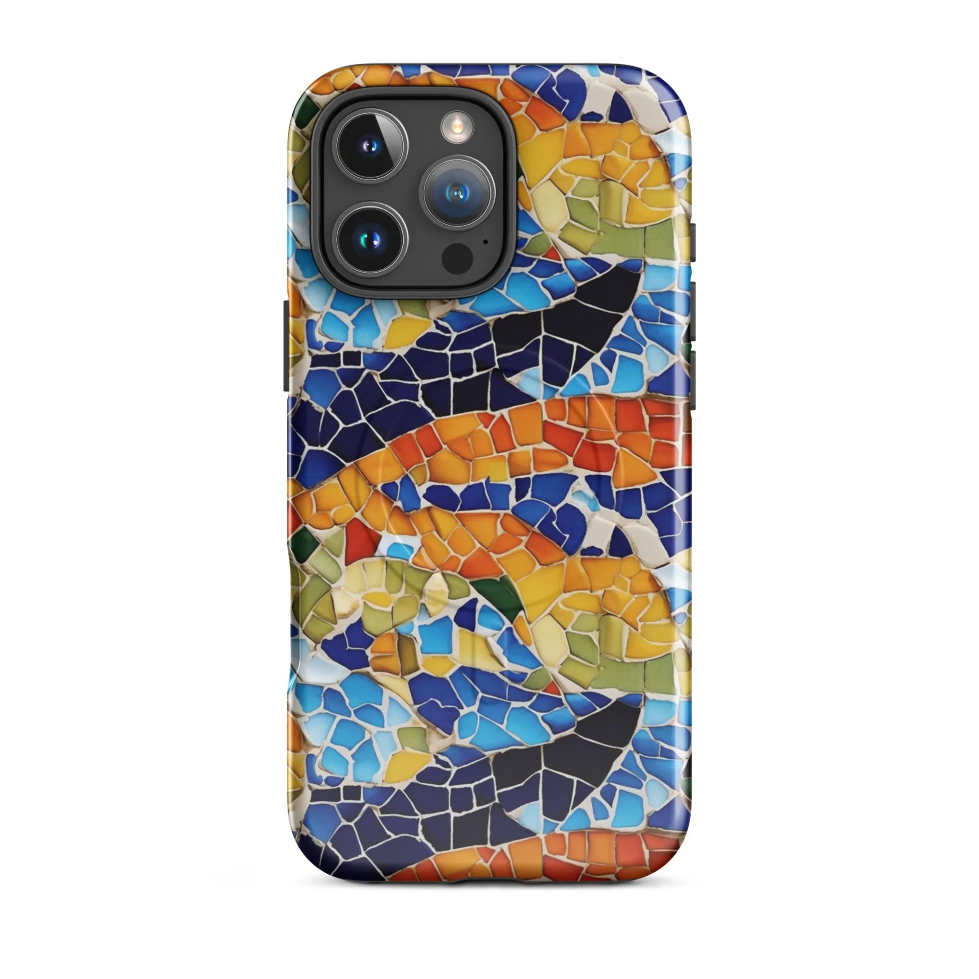 Barcelona Colors Mosaic MagSafe iPhone Case - The Global Wanderer