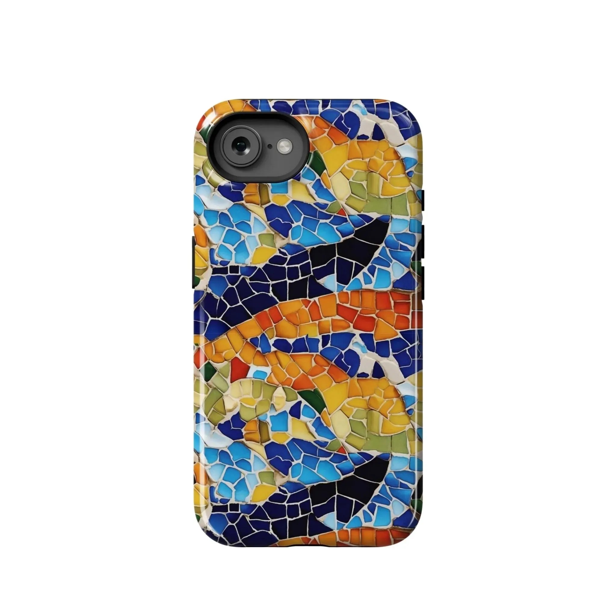 Barcelona Colors Mosaic MagSafe iPhone Case - The Global Wanderer
