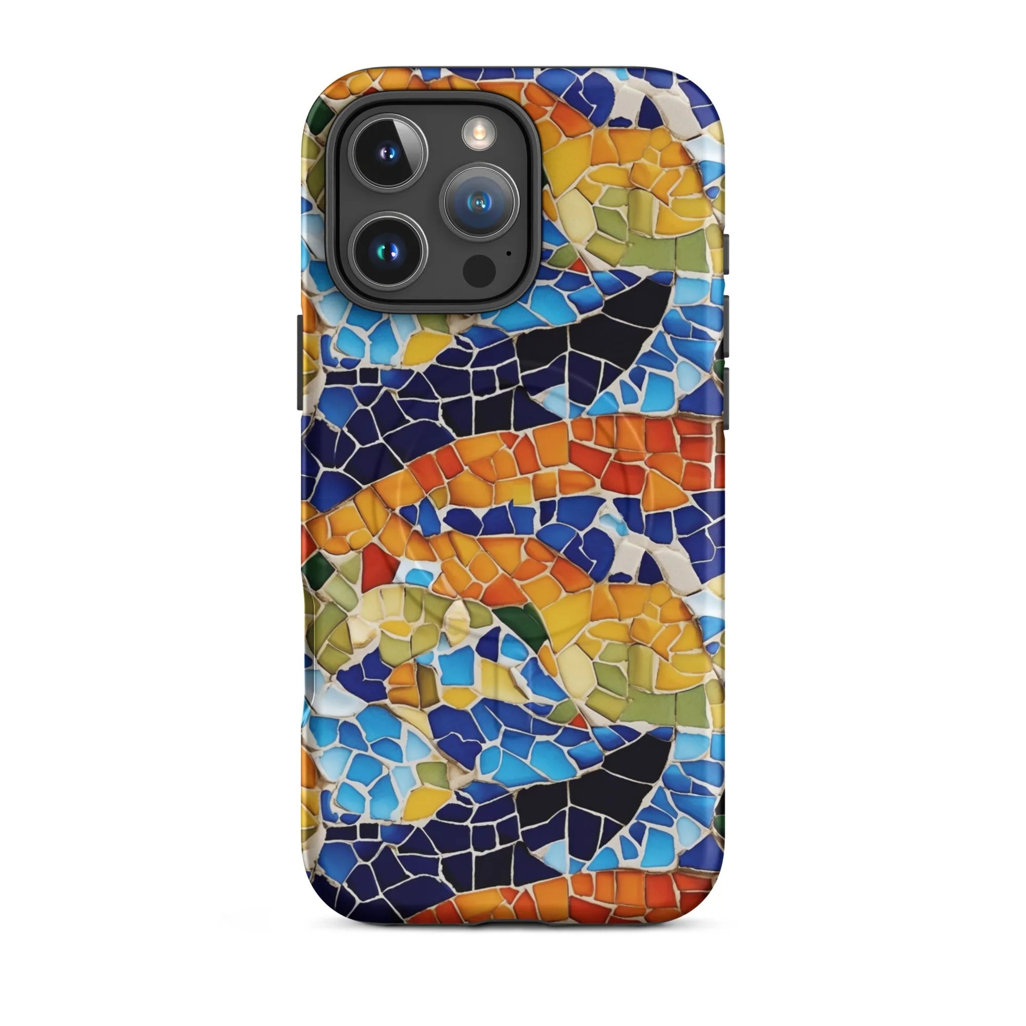 Barcelona Colors Mosaic MagSafe iPhone Case - The Global Wanderer