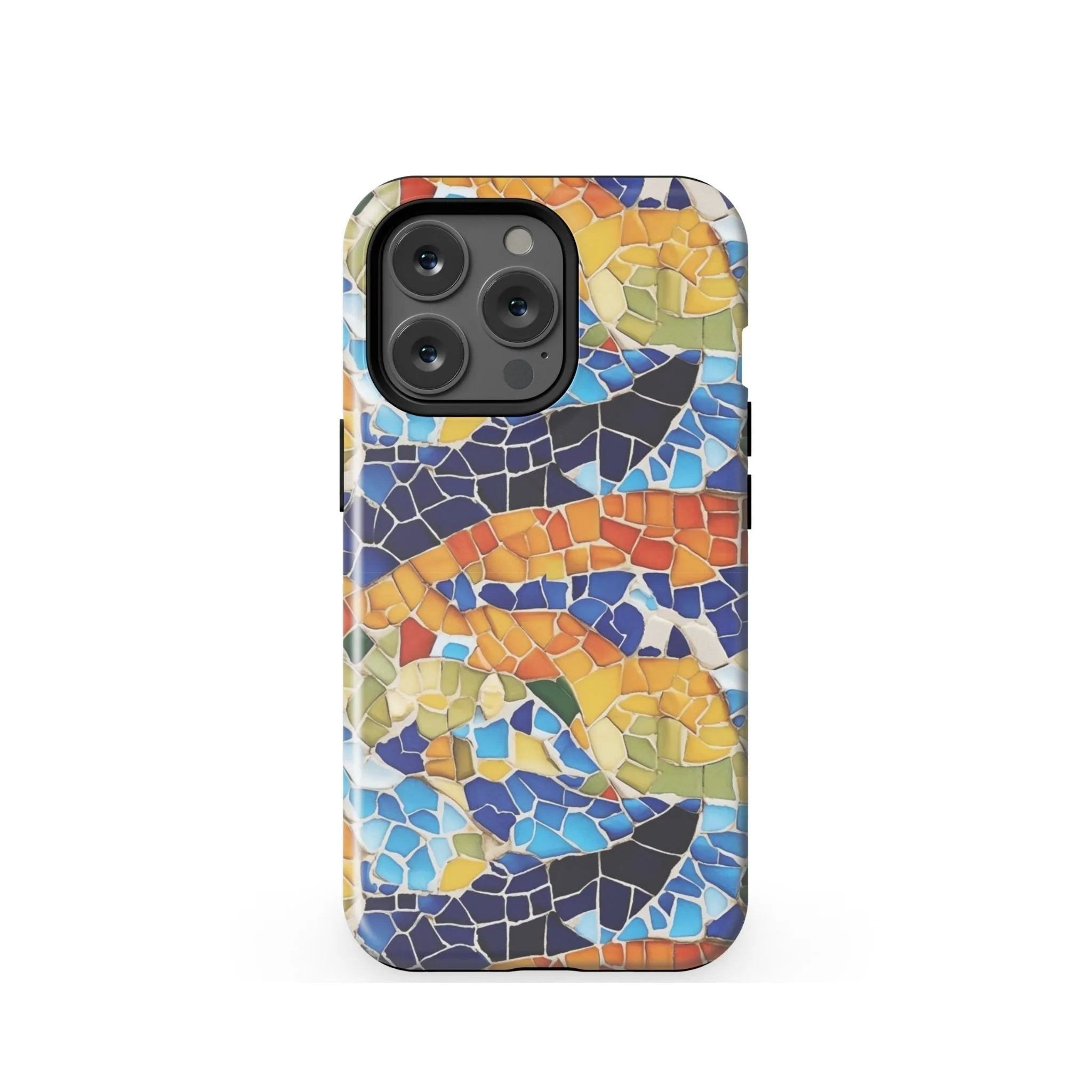 Barcelona Colors Mosaic MagSafe iPhone Case - The Global Wanderer