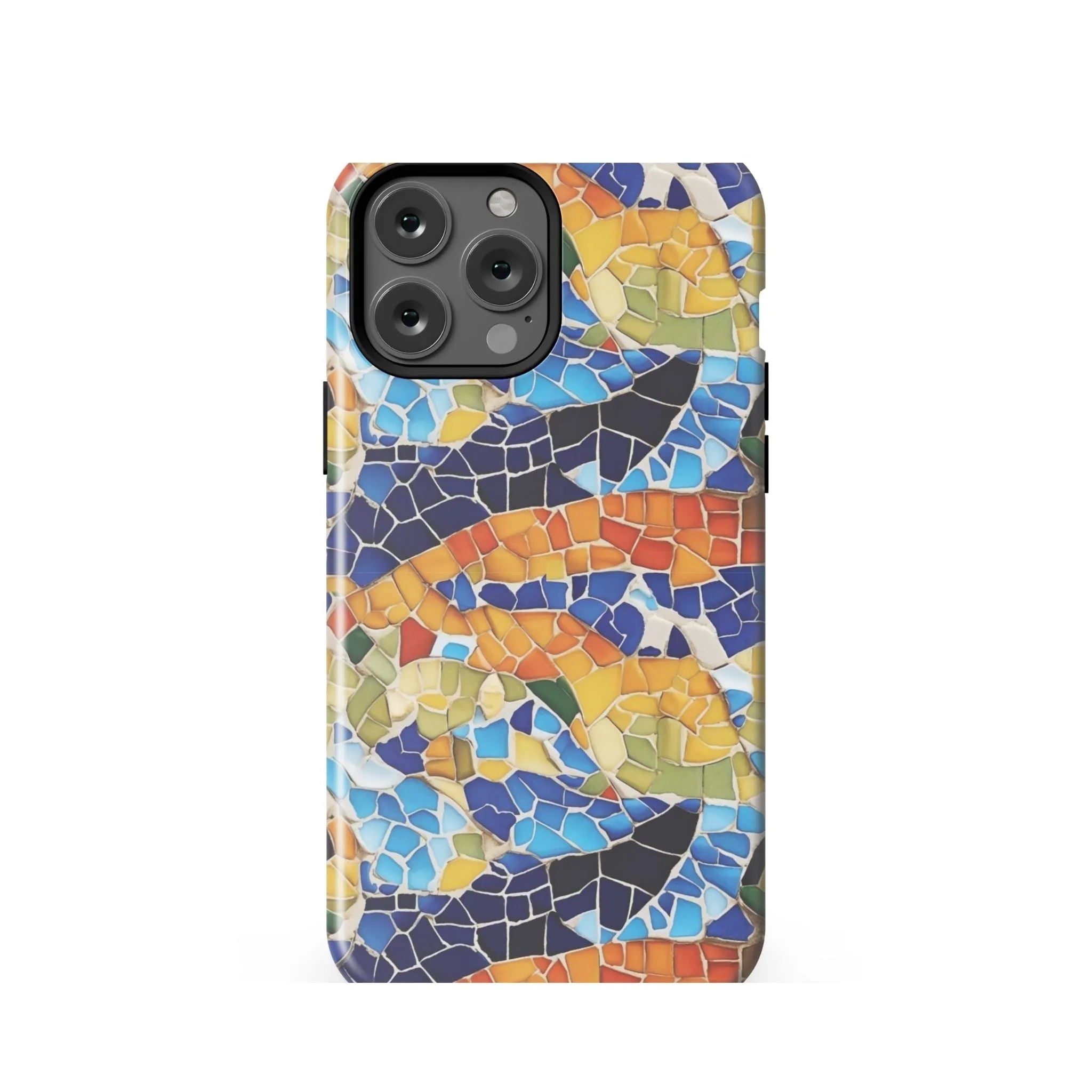 Barcelona Colors Mosaic MagSafe iPhone Case - The Global Wanderer