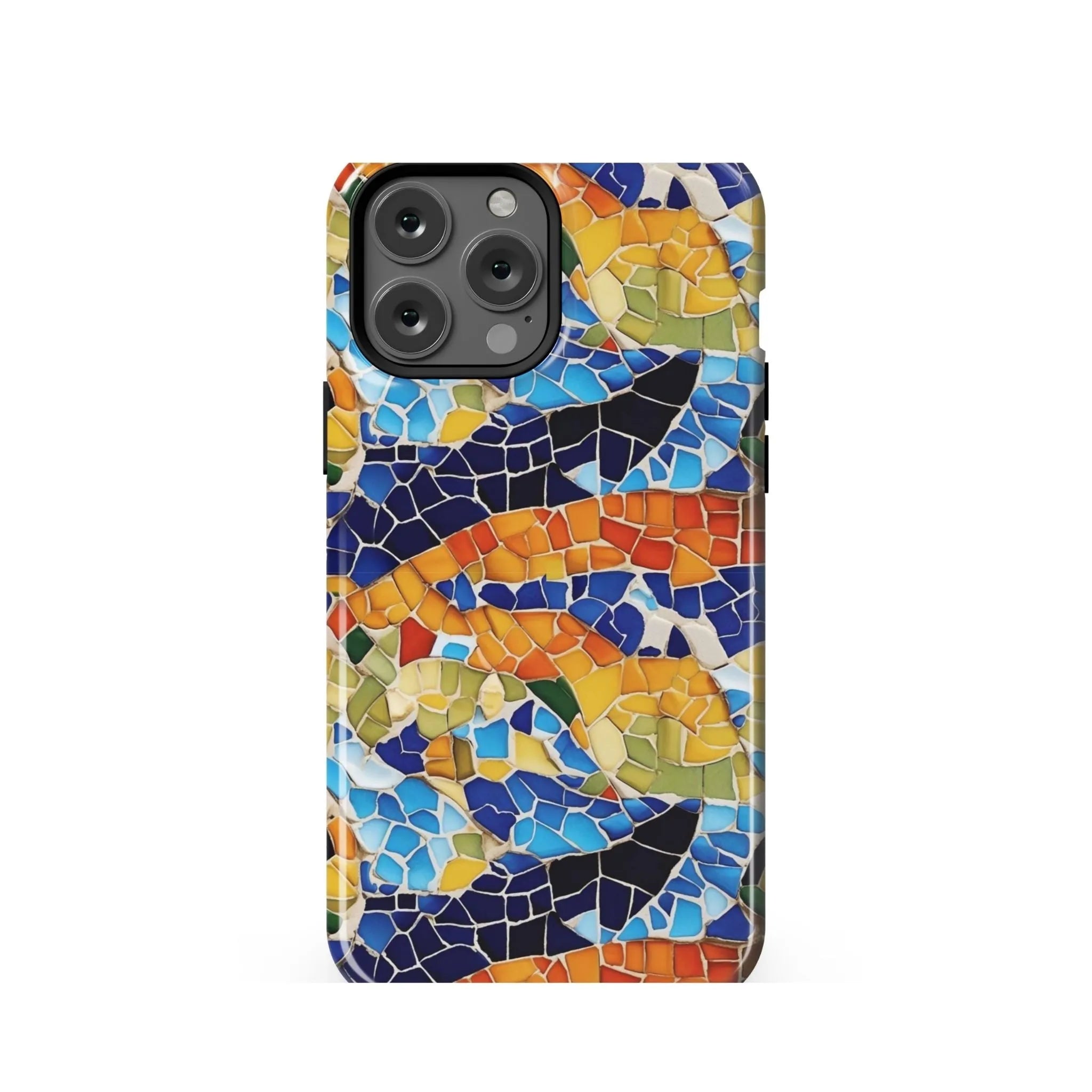Barcelona Colors Mosaic MagSafe iPhone Case - The Global Wanderer