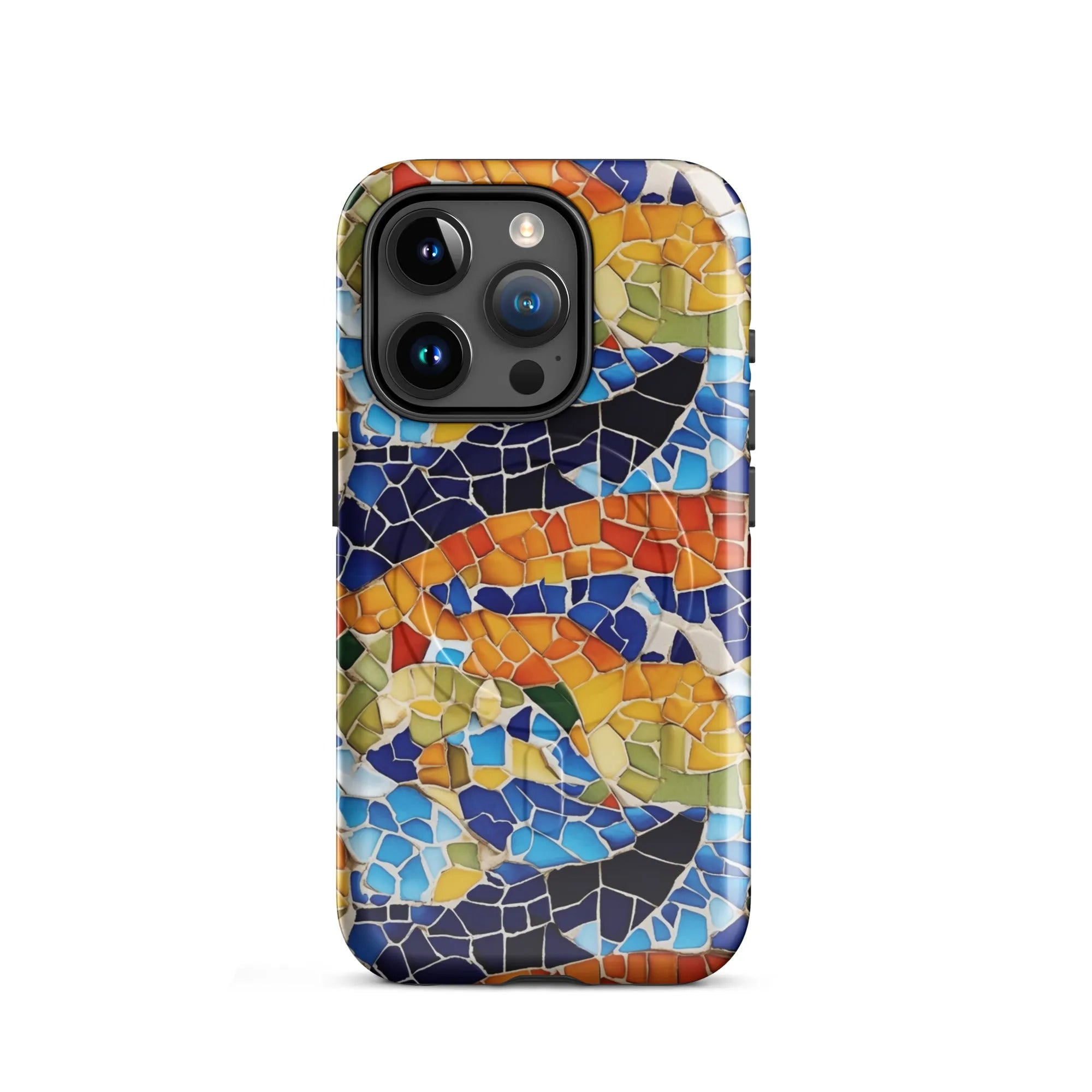 Barcelona Colors Mosaic MagSafe iPhone Case - The Global Wanderer