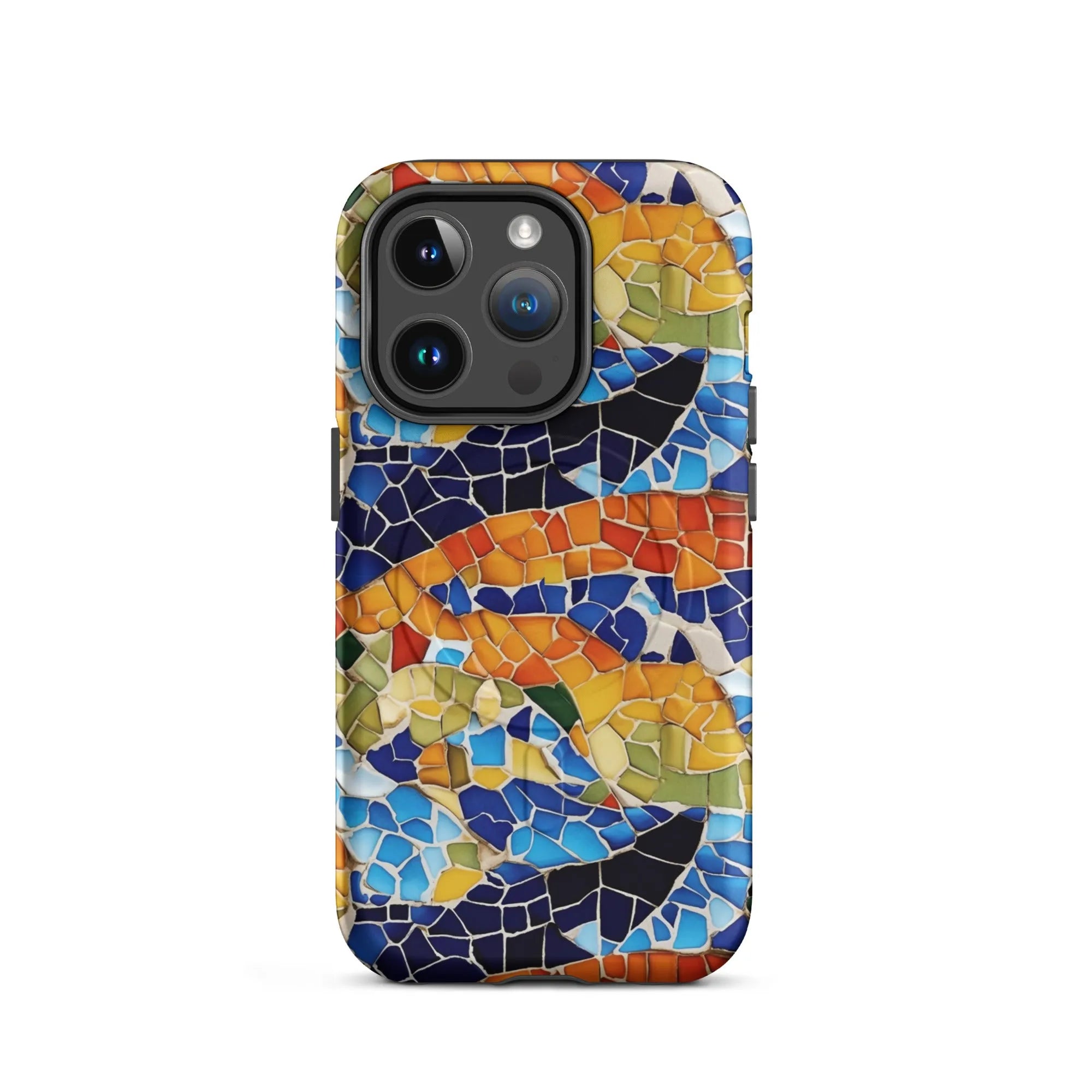 Barcelona Colors Mosaic MagSafe iPhone Case - The Global Wanderer