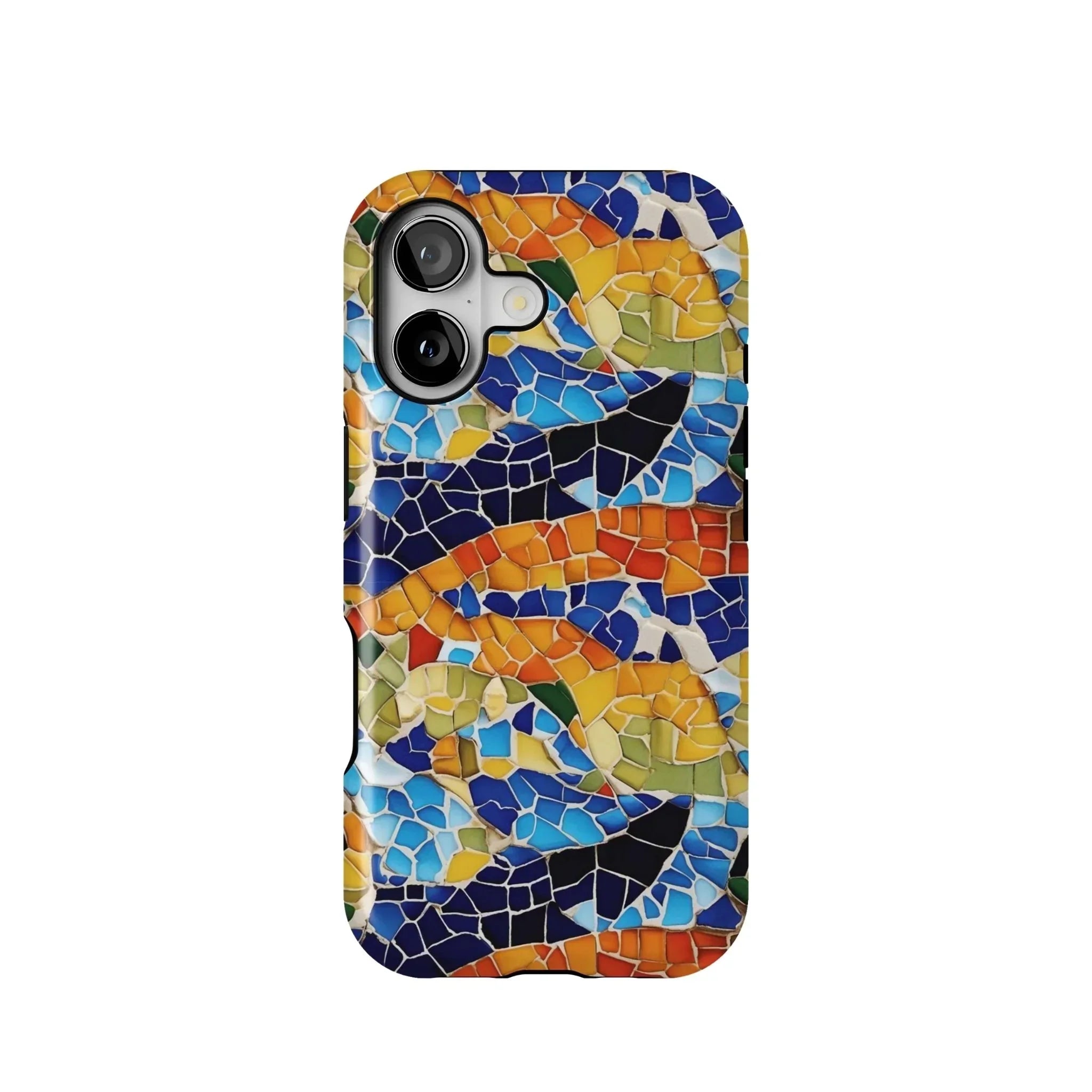 Barcelona Colors Mosaic MagSafe iPhone Case - The Global Wanderer
