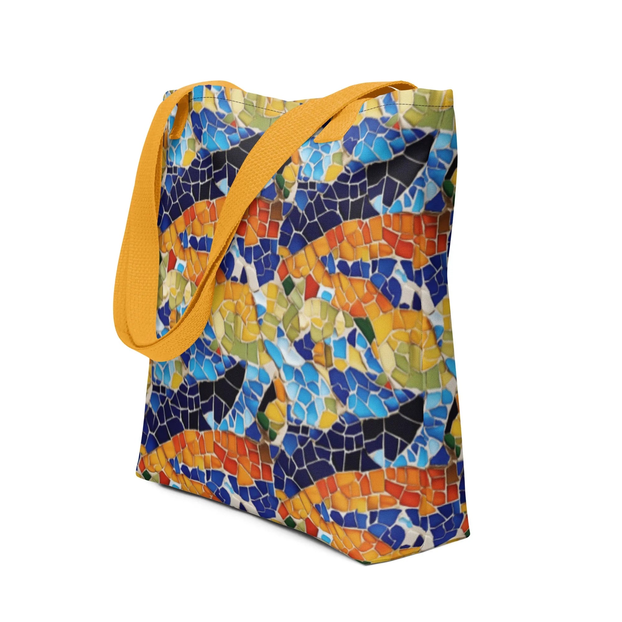 Barcelona Colors Mosaic Tote Bag - The Global Wanderer