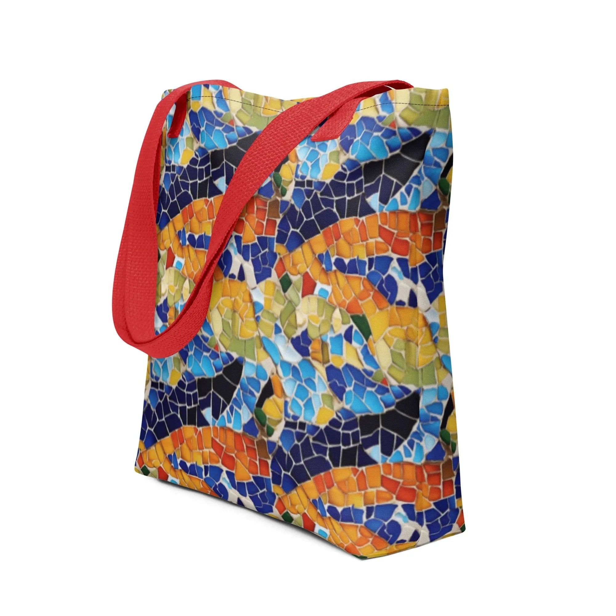 Barcelona Colors Mosaic Tote Bag - The Global Wanderer