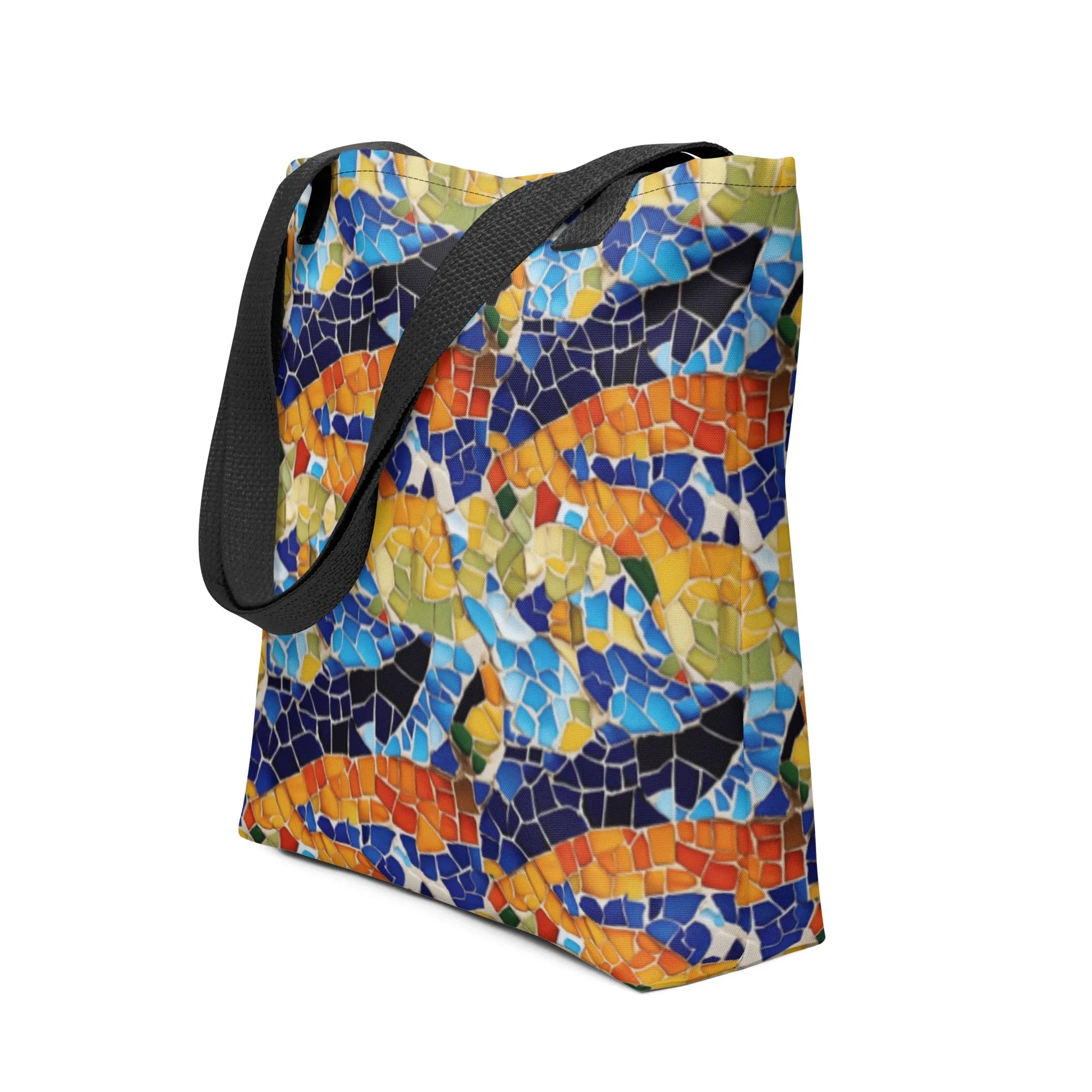 Barcelona Colors Mosaic Tote Bag - The Global Wanderer