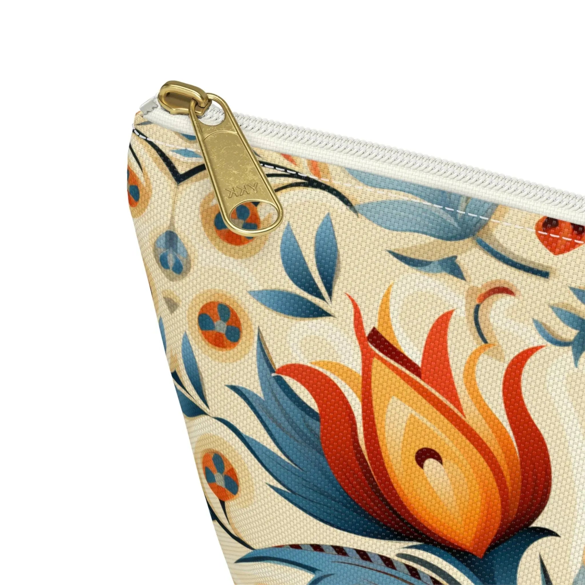 Bavarian Fall Folk Art Print Pouch - The Global Wanderer