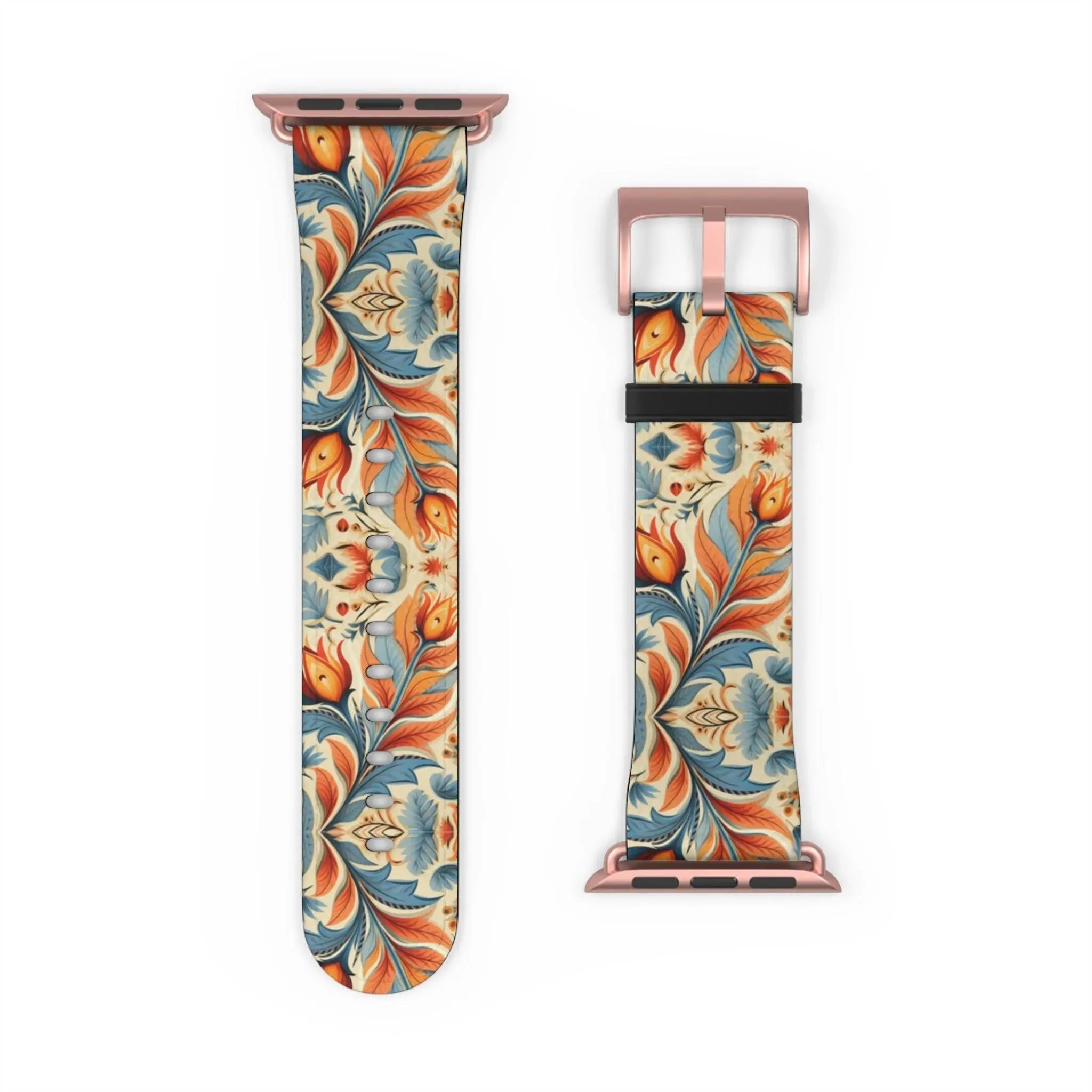 Bavarian Fall Folk Art Watch Band - The Global Wanderer