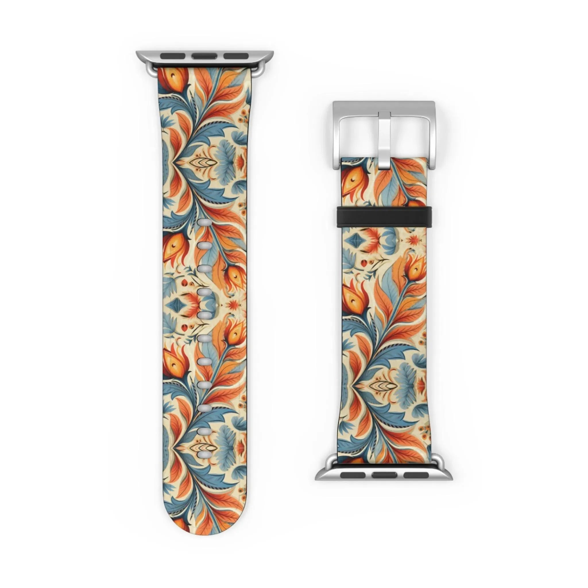 Bavarian Fall Folk Art Watch Band - The Global Wanderer