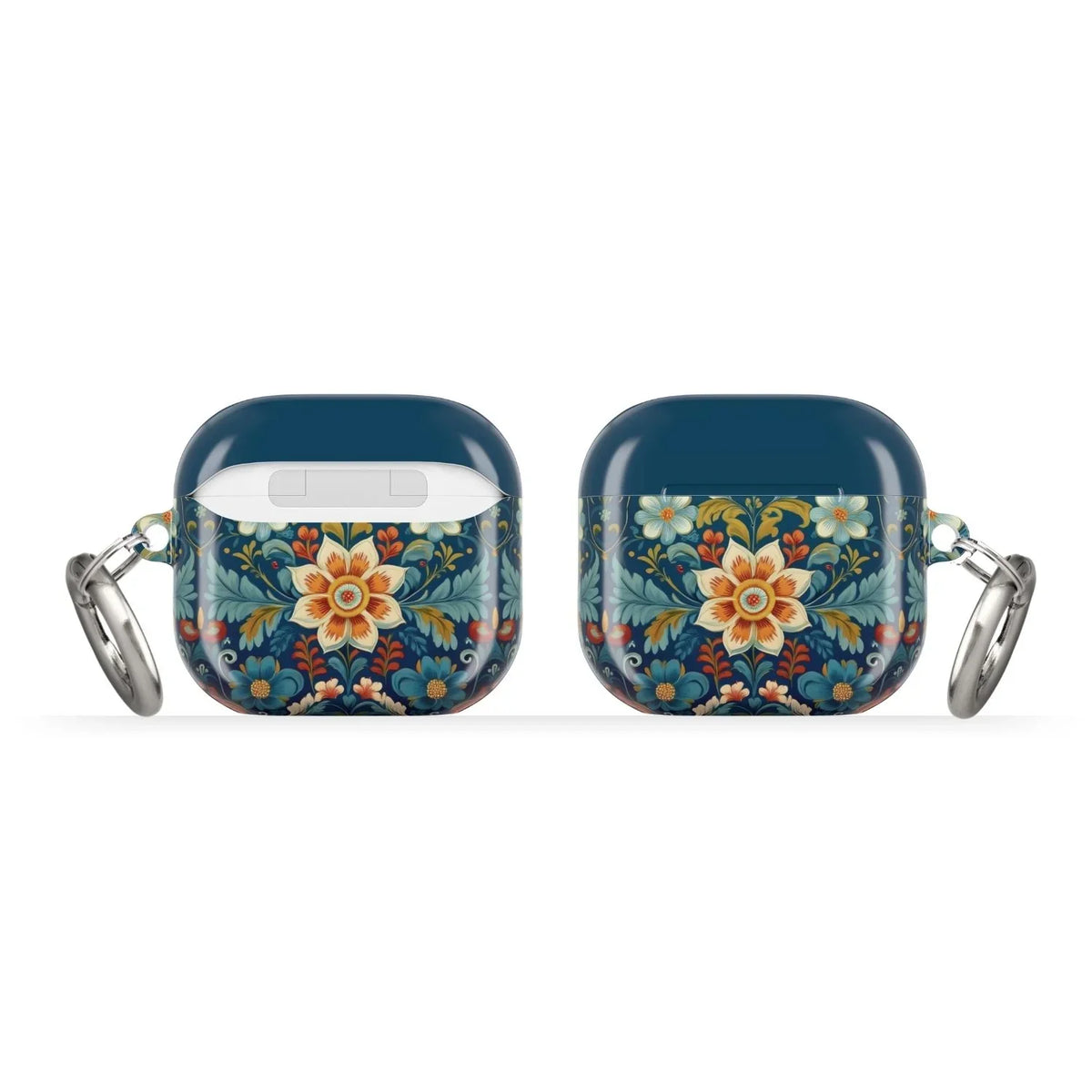 Bergen Fjord Rosemaling AirPods 4 Case - The Global Wanderer