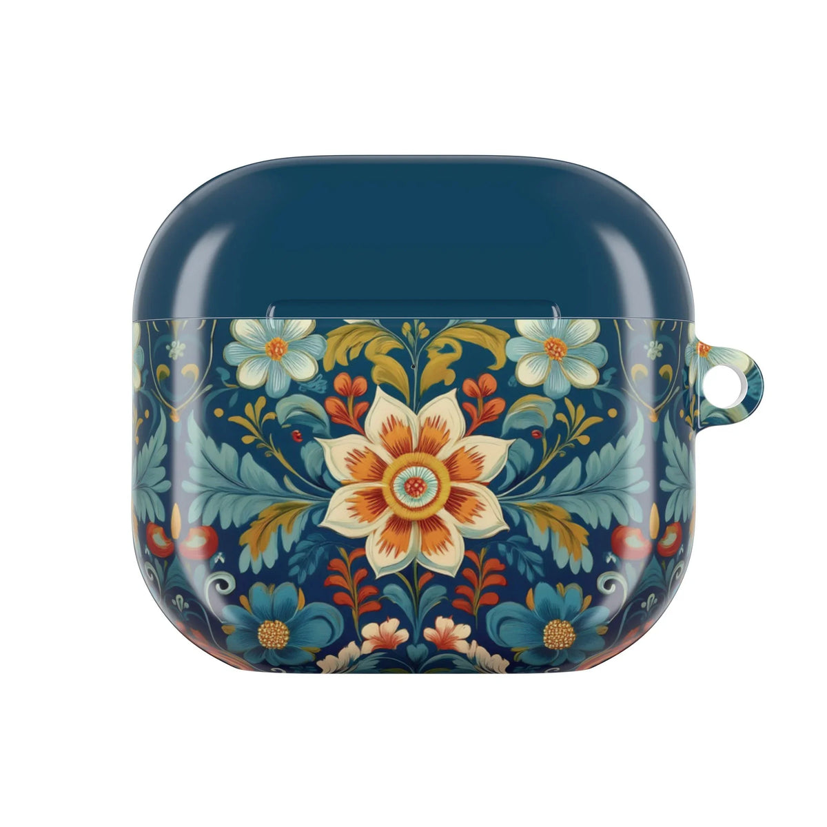 Bergen Fjord Rosemaling AirPods 4 Case - The Global Wanderer