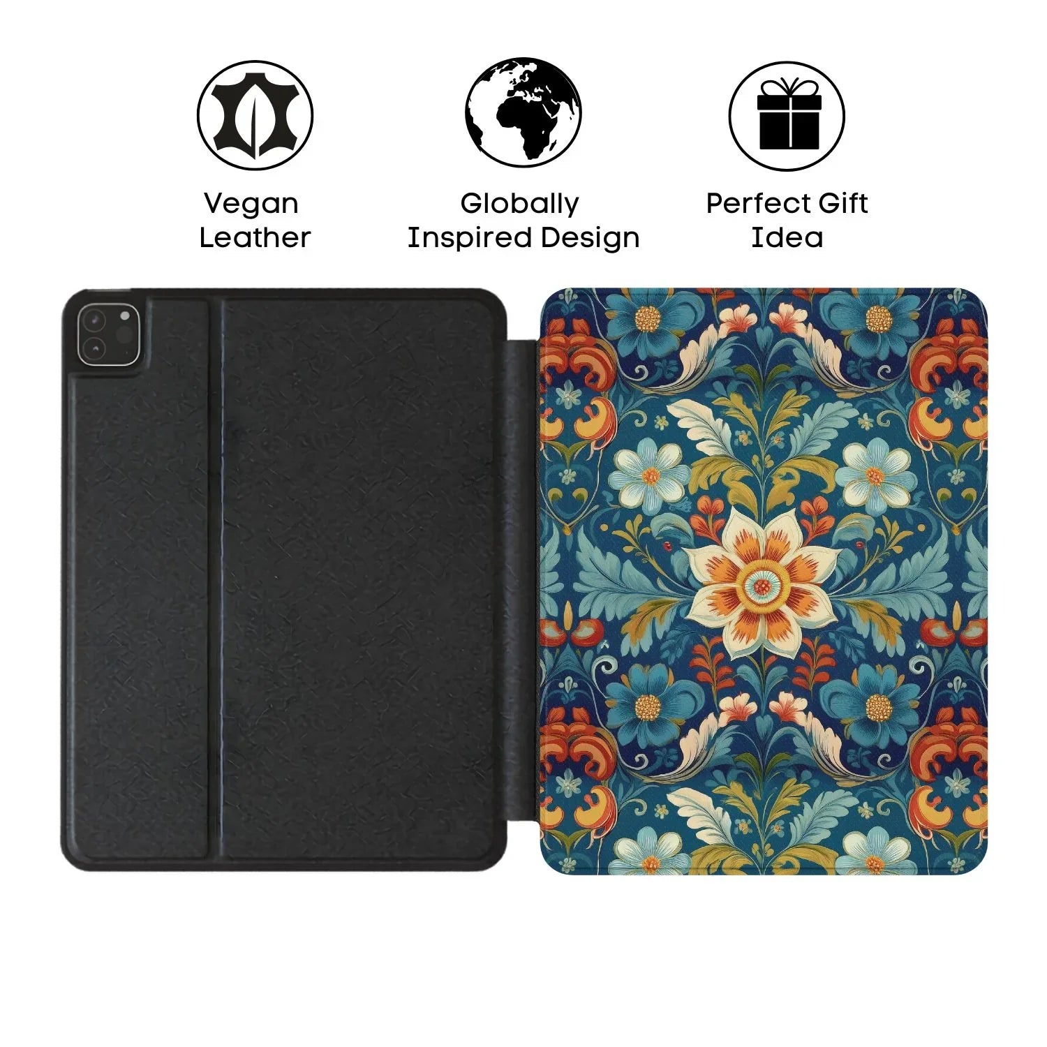 Bergen Fjord Rosemaling iPad Case - The Global Wanderer