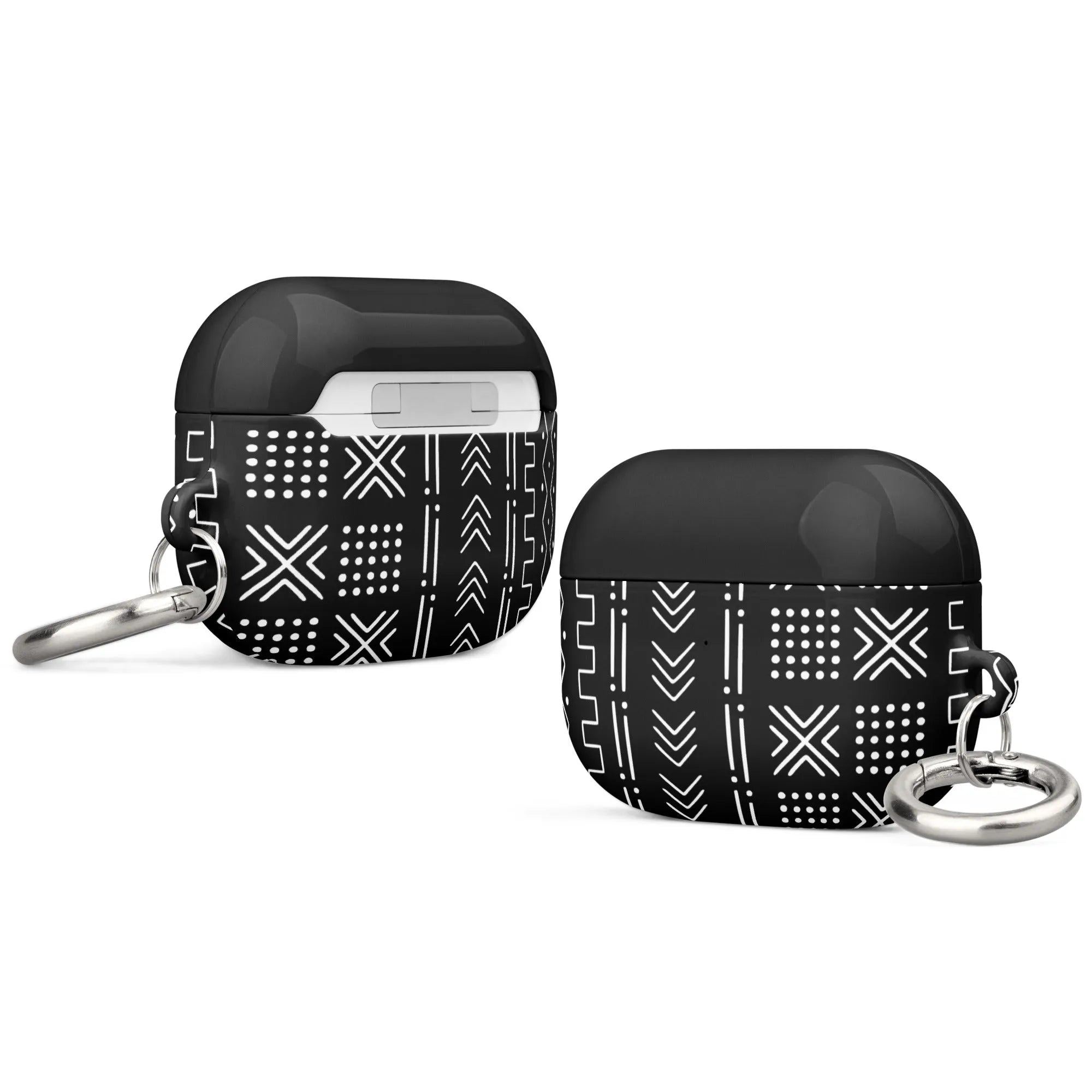 Black Mud Cloth AirPod Pro Case - The Global Wanderer