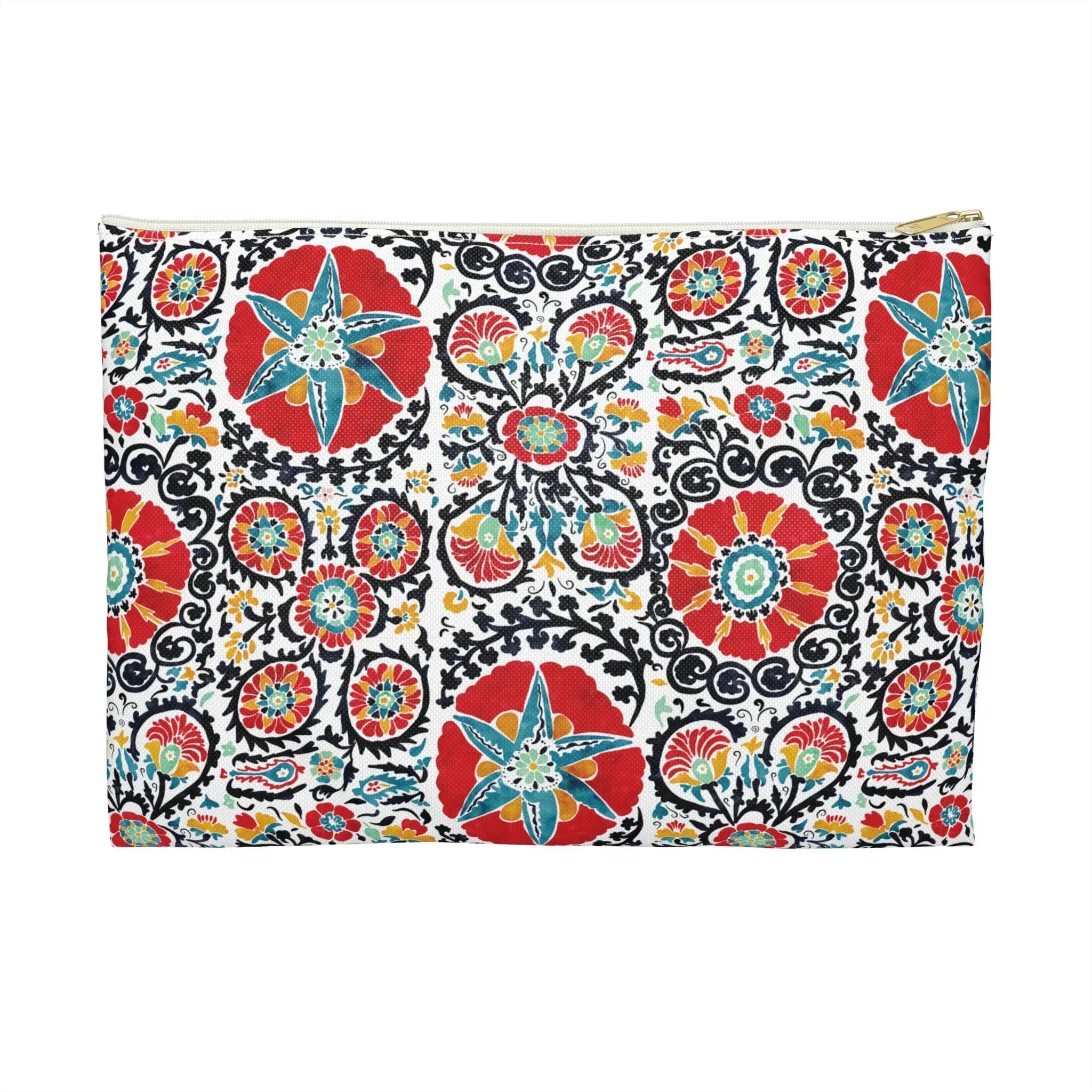 Bukhara Suzani Flat Pouch - The Global Wanderer