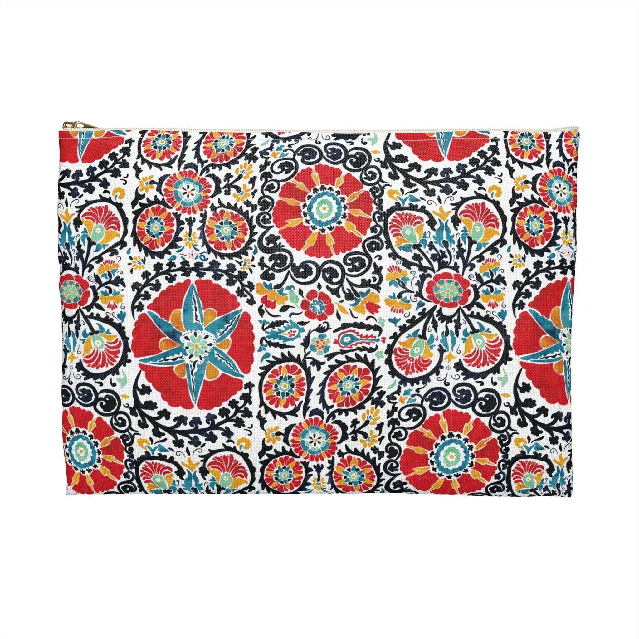 Bukhara Suzani Flat Pouch - The Global Wanderer
