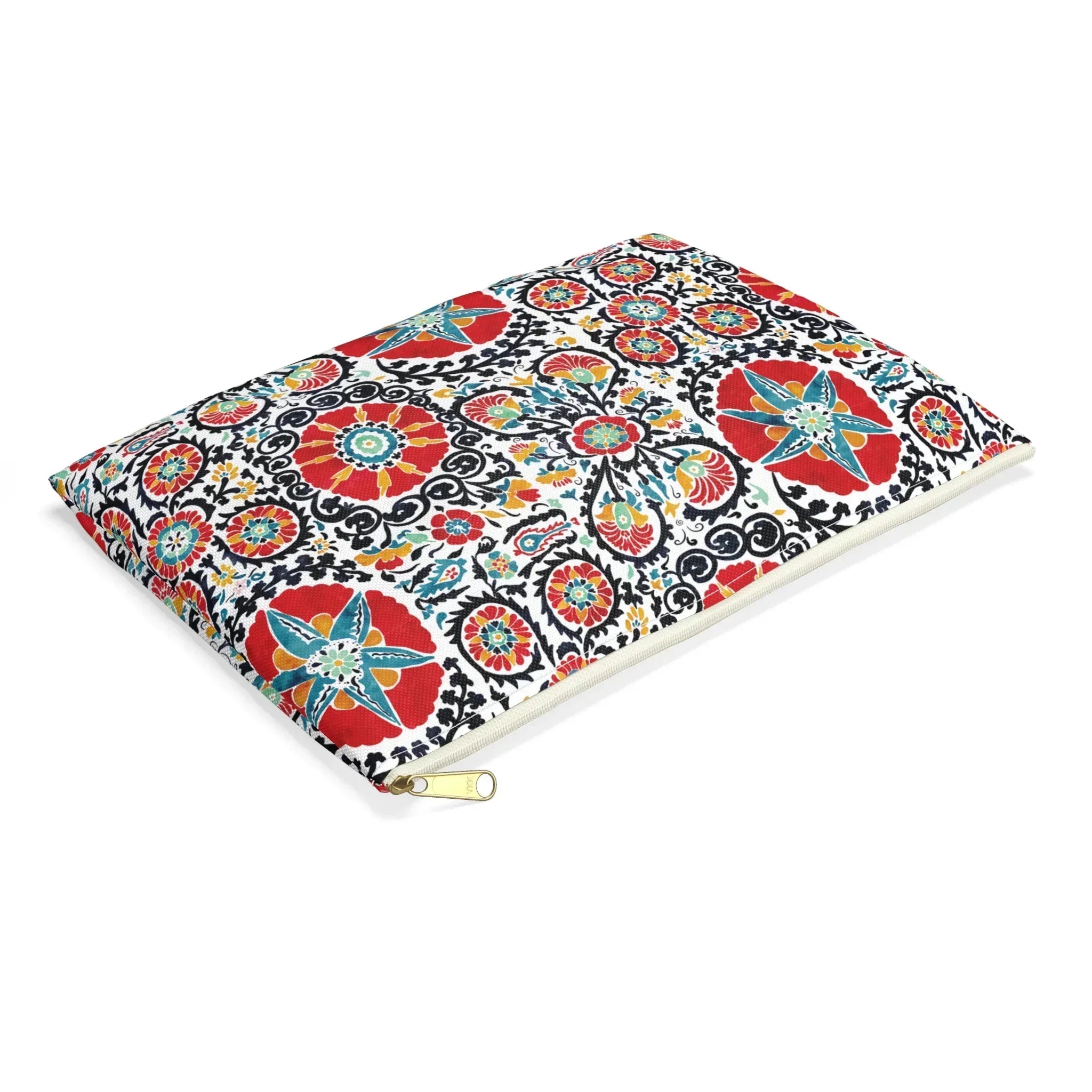 Bukhara Suzani Flat Pouch - The Global Wanderer