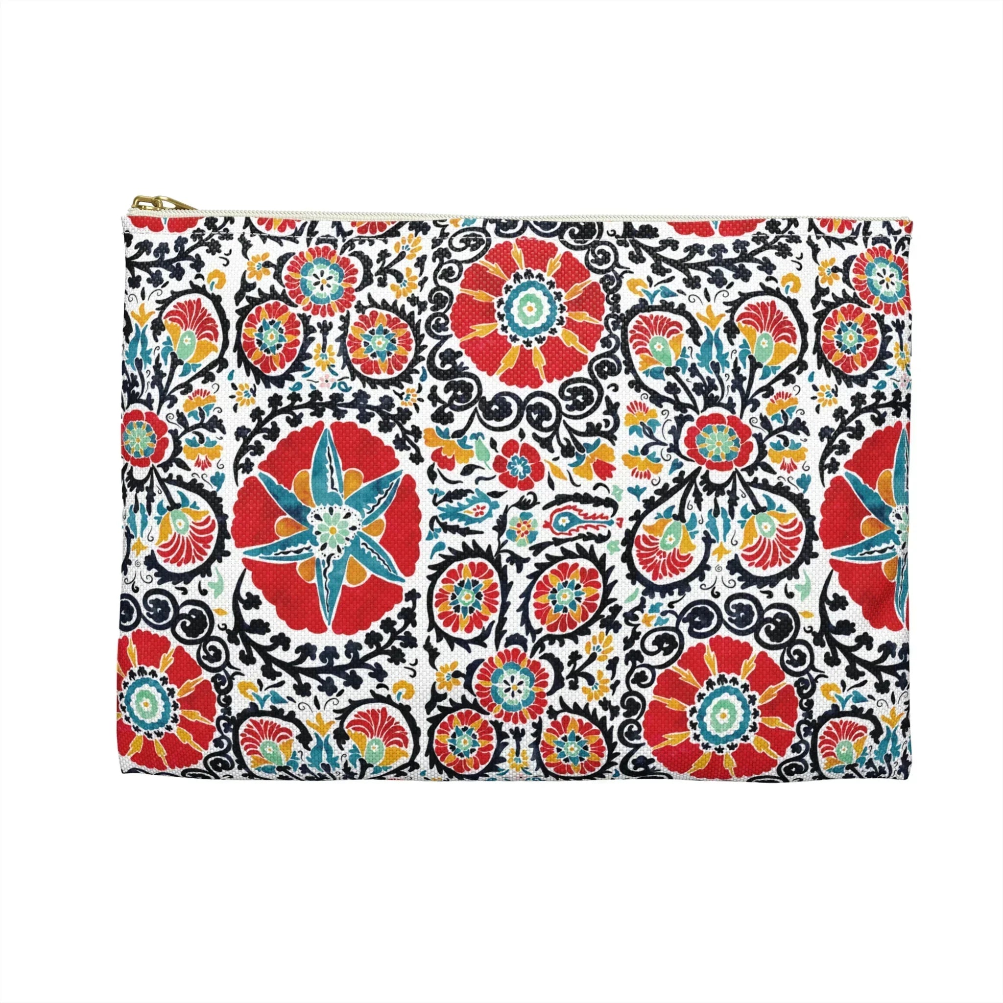 Bukhara Suzani Flat Pouch - The Global Wanderer