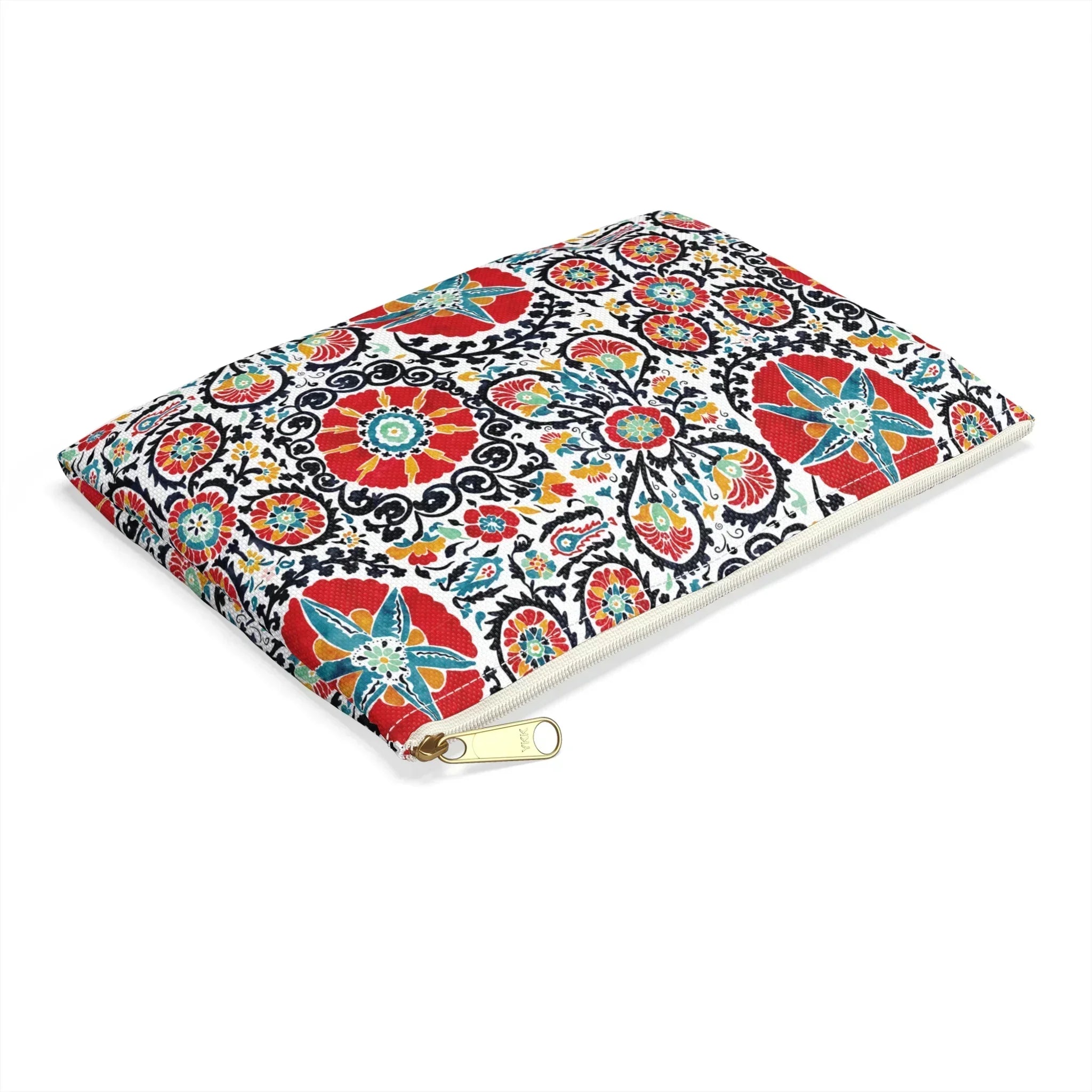 Bukhara Suzani Flat Pouch - The Global Wanderer