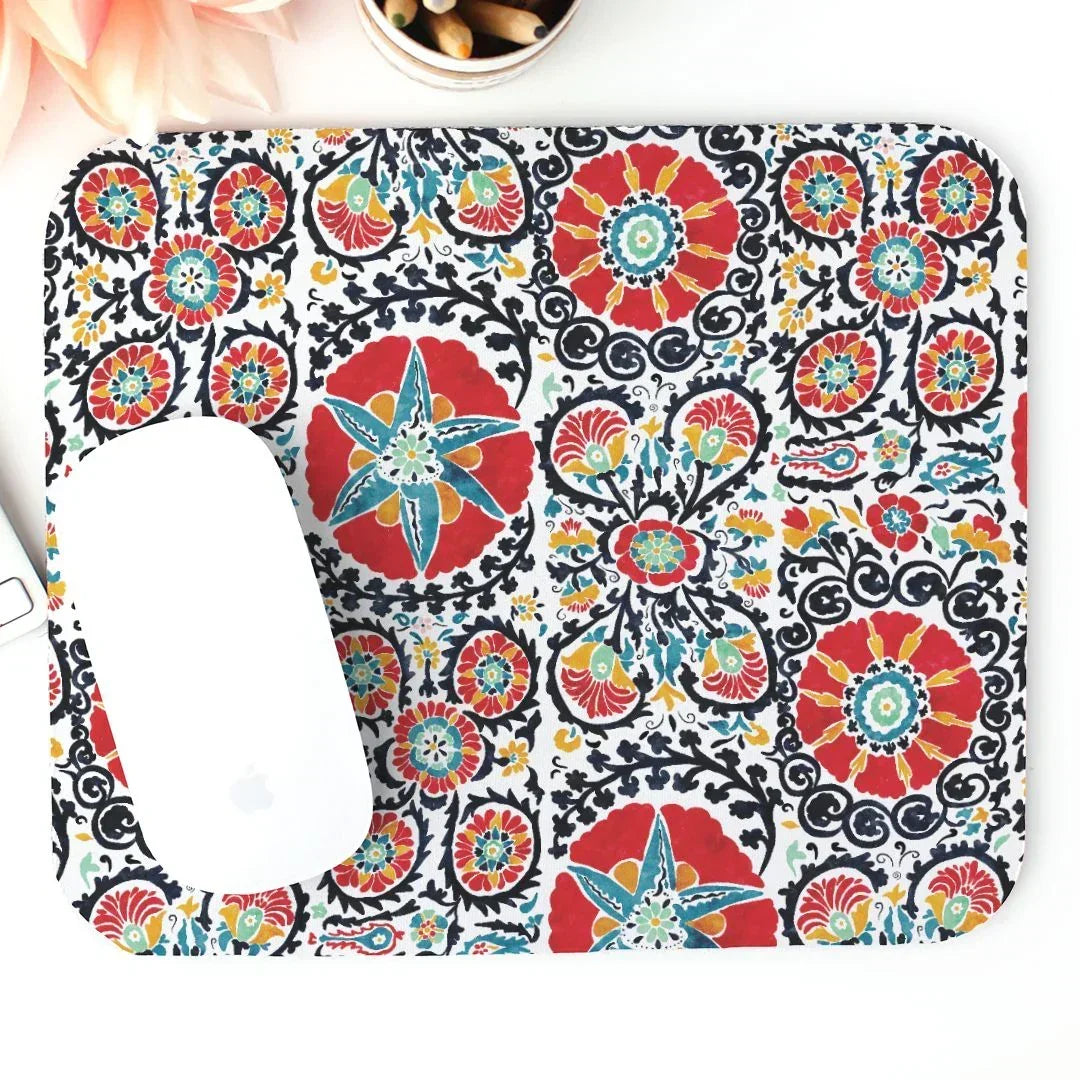 Bukhara Suzani Mouse Pad - The Global Wanderer