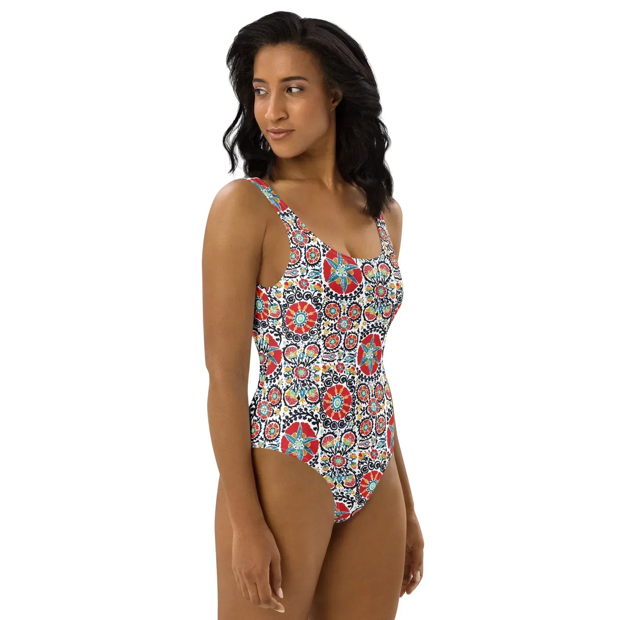 Bukhara Suzani One-Piece Swimsuit - The Global Wanderer