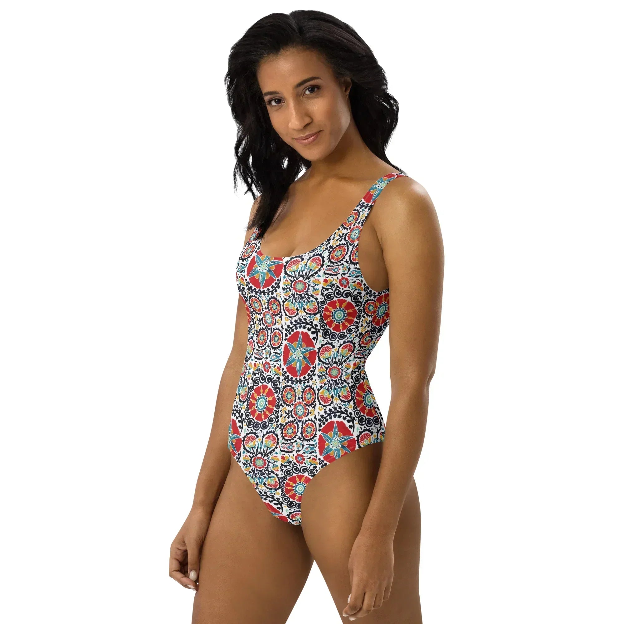Bukhara Suzani One-Piece Swimsuit - The Global Wanderer