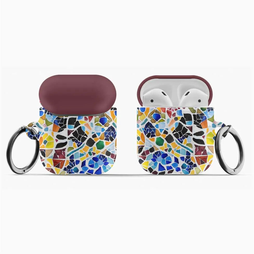 Cadaqués Bohemian Mosaic AirPod Case - The Global Wanderer