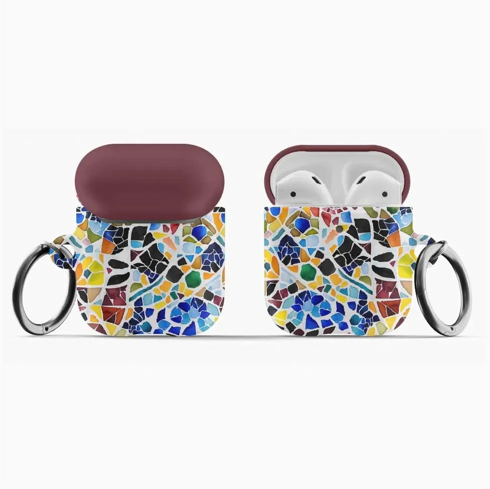 Cadaqués Bohemian Mosaic AirPod Case - The Global Wanderer