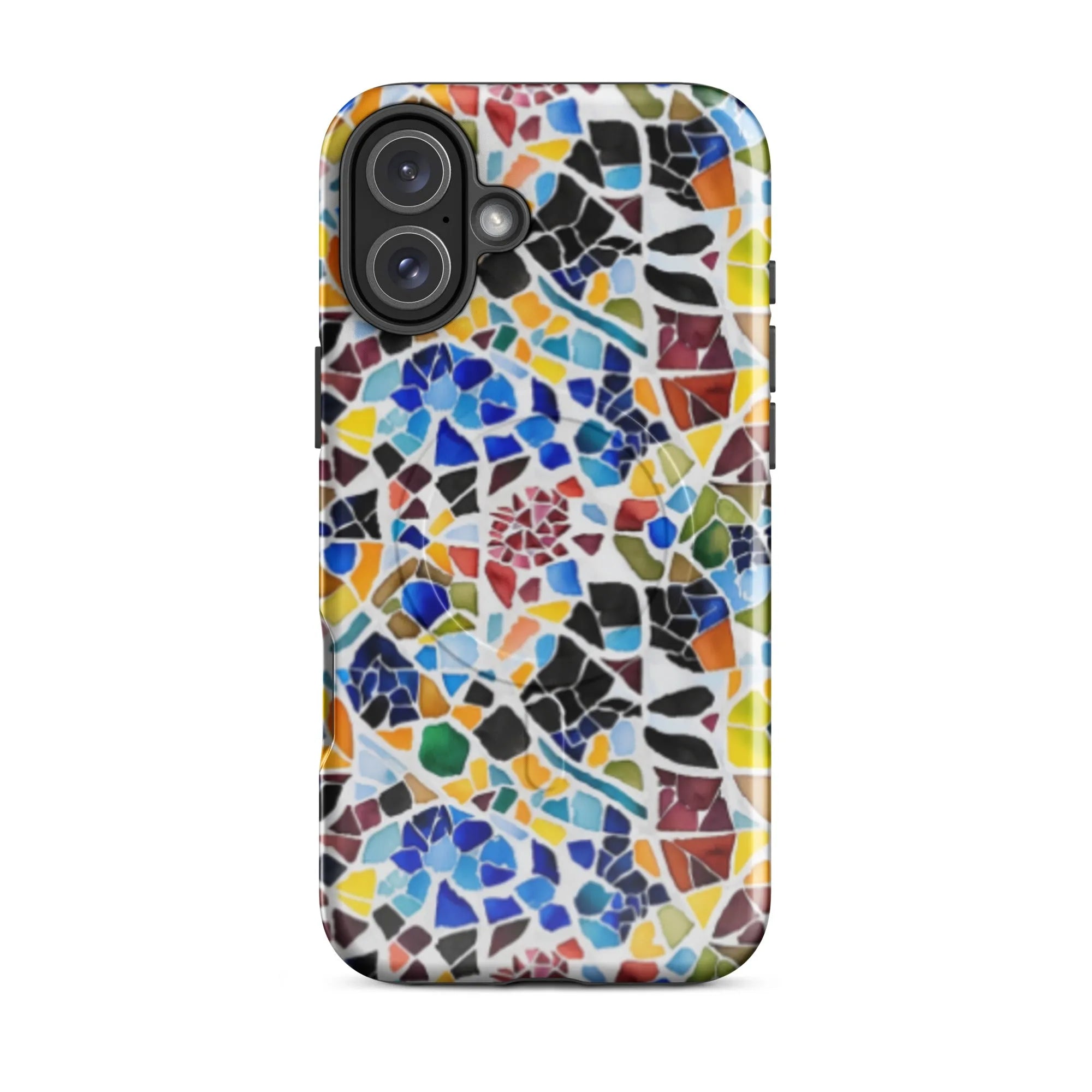 Cadaqués Bohemian Mosaic MagSafe iPhone Case - The Global Wanderer