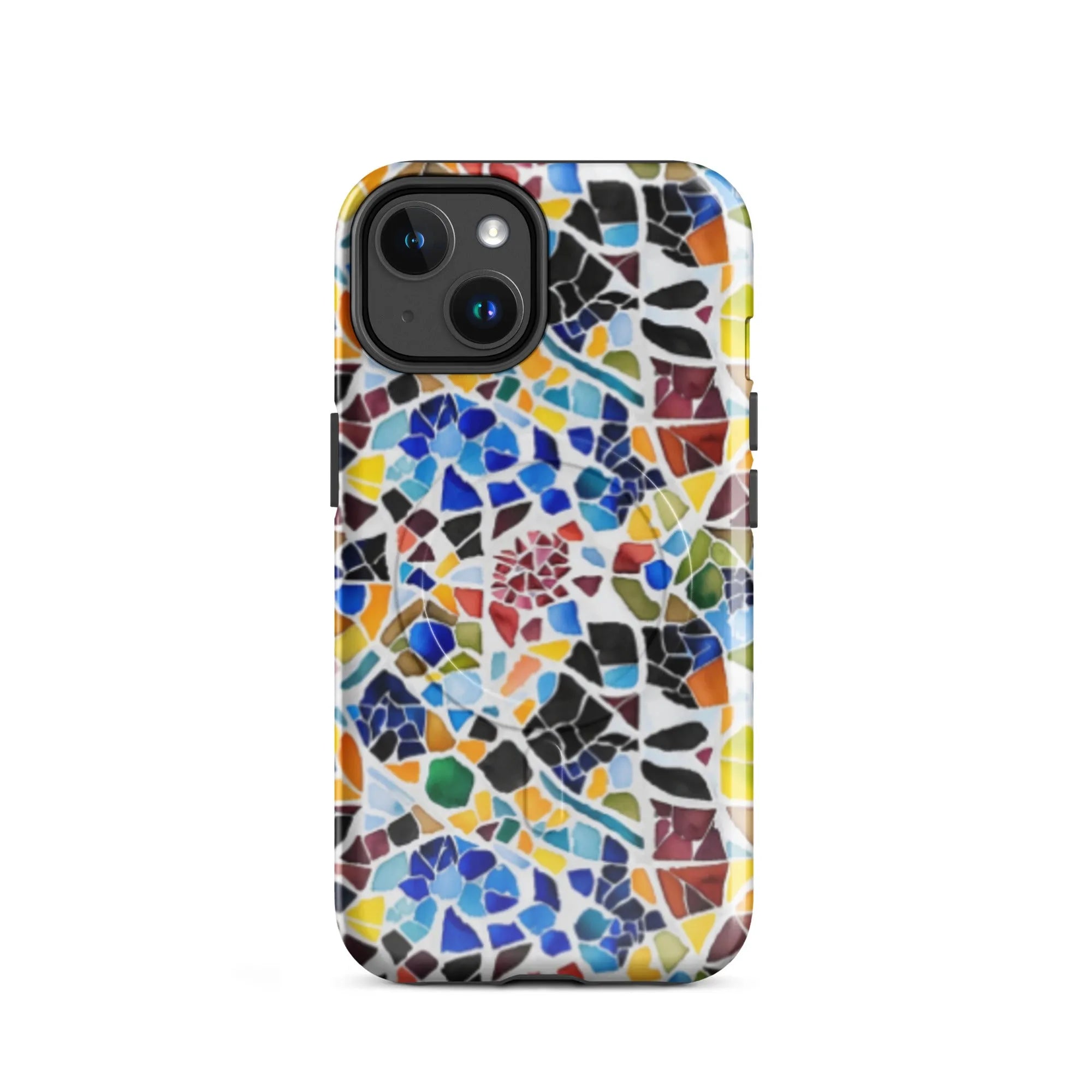 Cadaqués Bohemian Mosaic MagSafe iPhone Case - The Global Wanderer