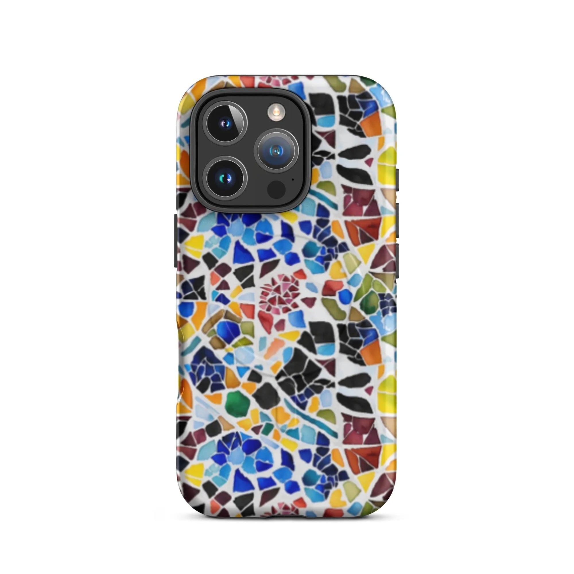Cadaqués Bohemian Mosaic MagSafe iPhone Case - The Global Wanderer