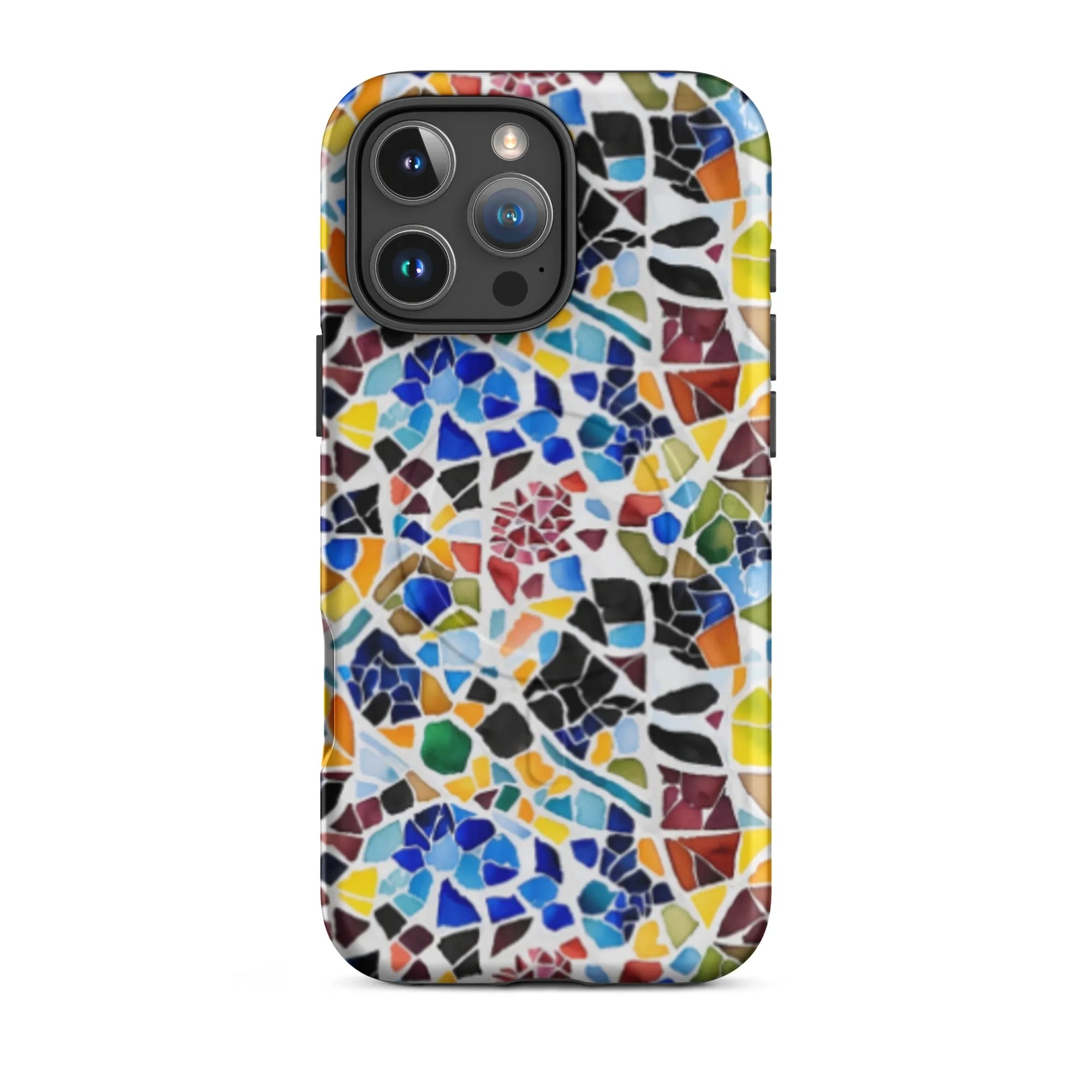 Cadaqués Bohemian Mosaic MagSafe iPhone Case - The Global Wanderer