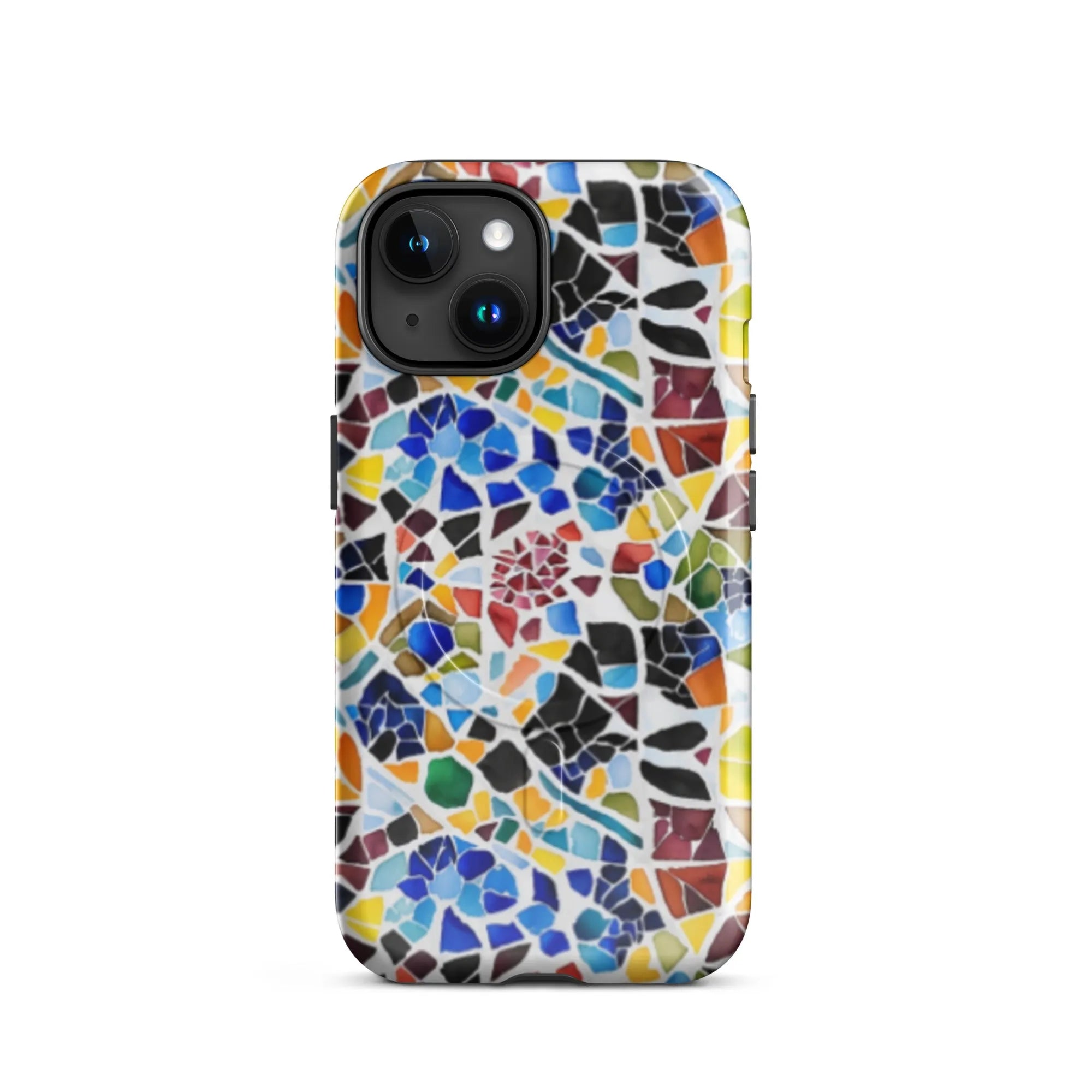 Cadaqués Bohemian Mosaic MagSafe iPhone Case - The Global Wanderer