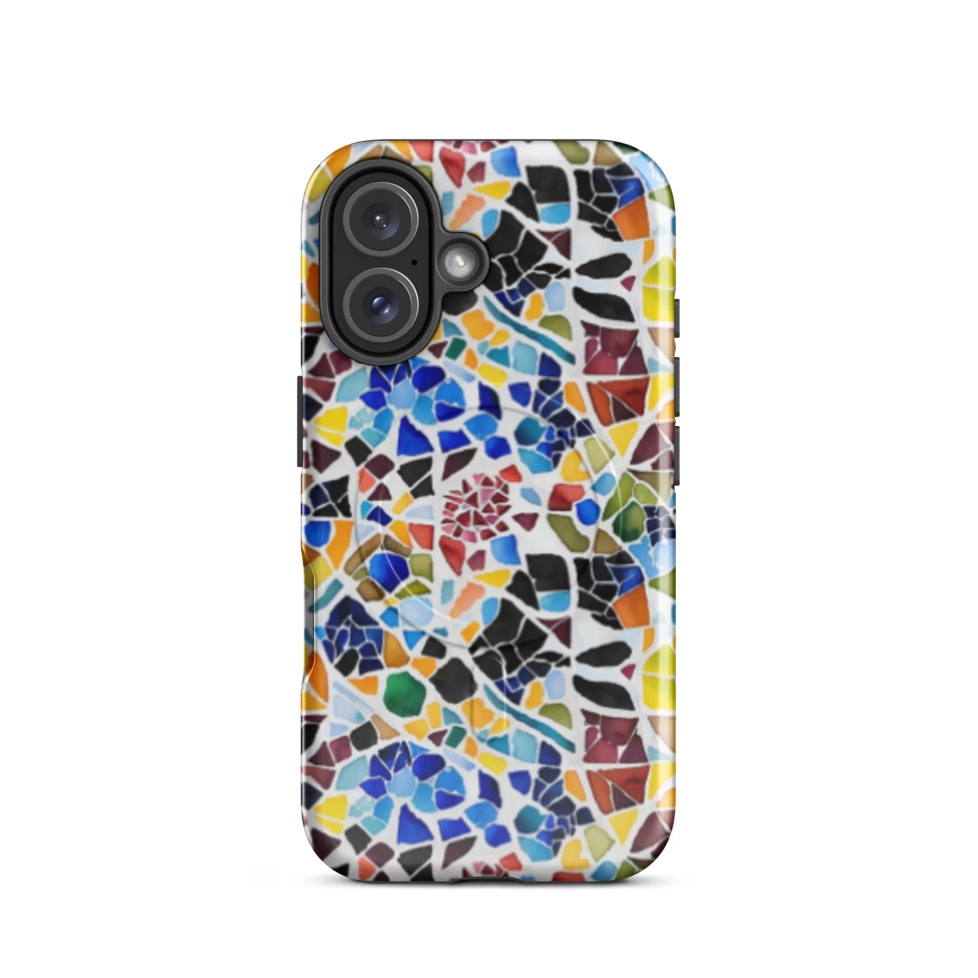Cadaqués Bohemian Mosaic MagSafe iPhone Case - The Global Wanderer