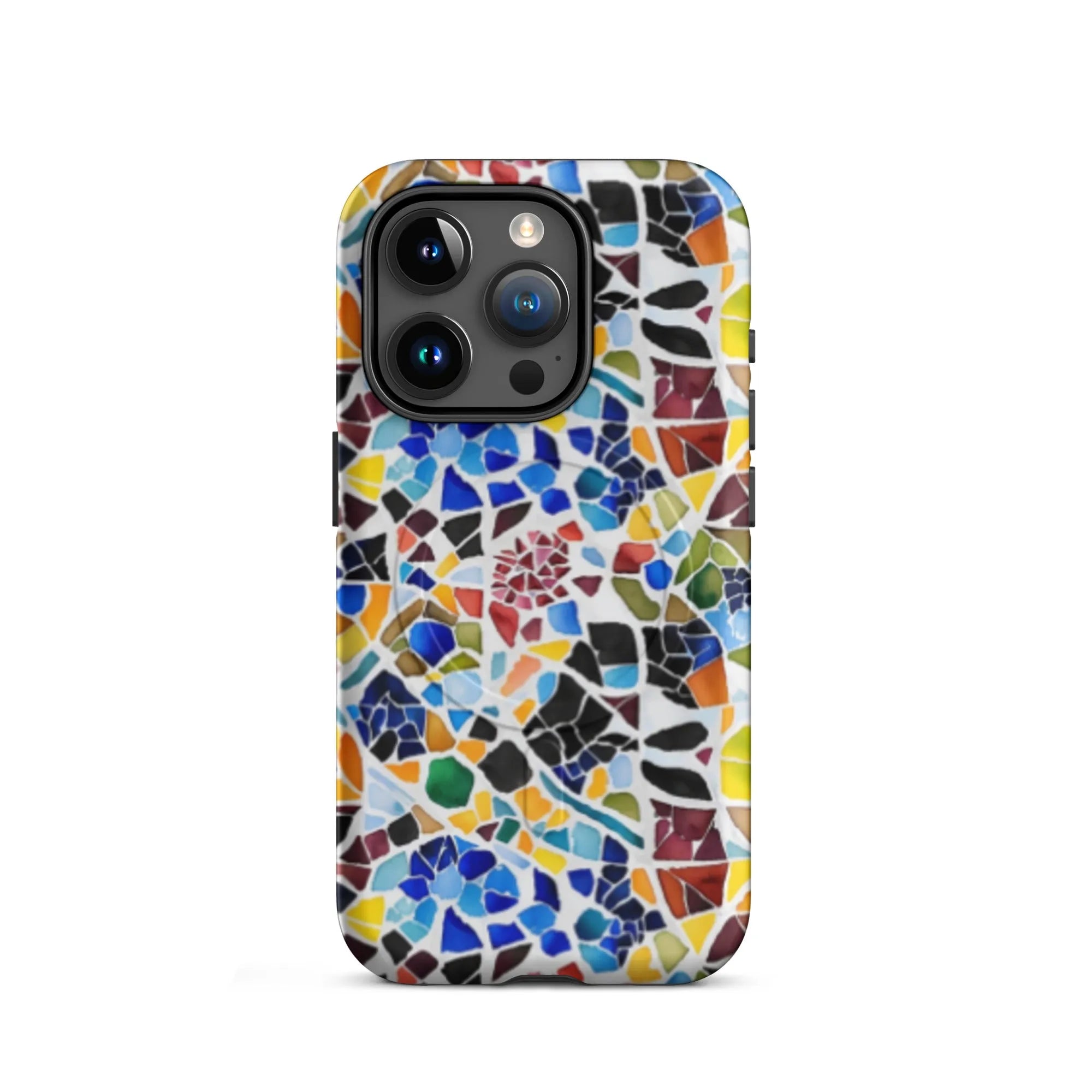 Cadaqués Bohemian Mosaic MagSafe iPhone Case - The Global Wanderer