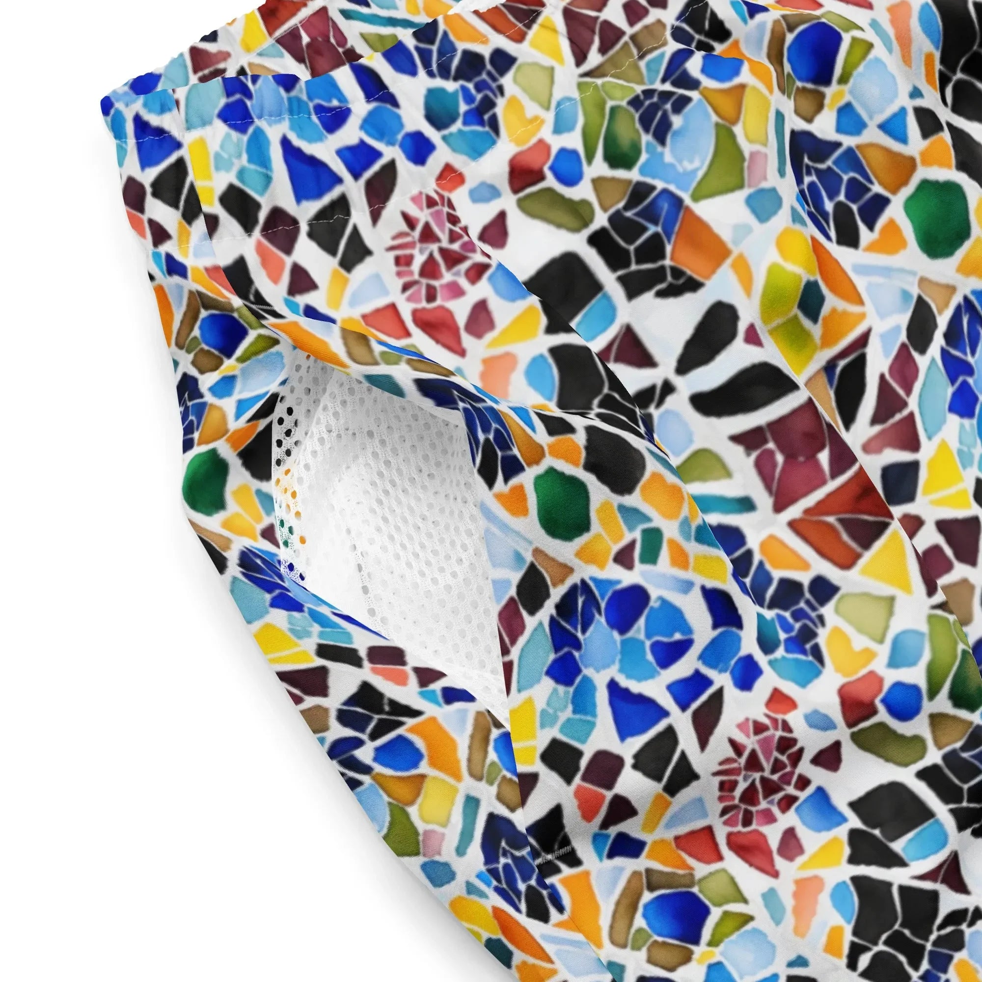 Cadaqués Bohemian Mosaic Recycled Swim Trunks - The Global Wanderer
