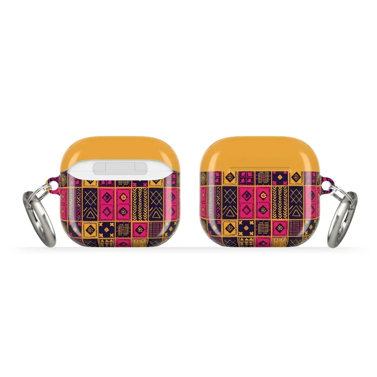 Cape Coast Bloom Kente Cloth AirPods 4 Case - The Global Wanderer