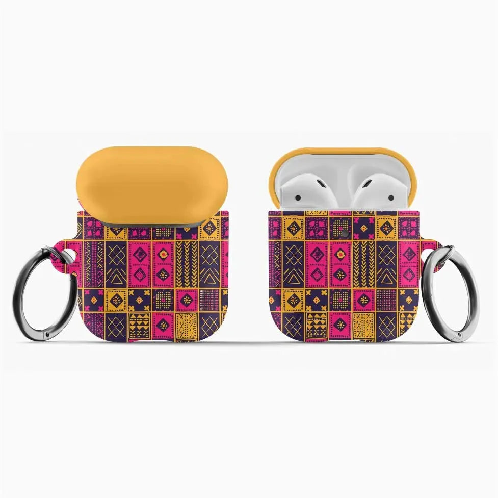 Ghanaian Kente Cloth AirPod Pro Case - The Global Wanderer