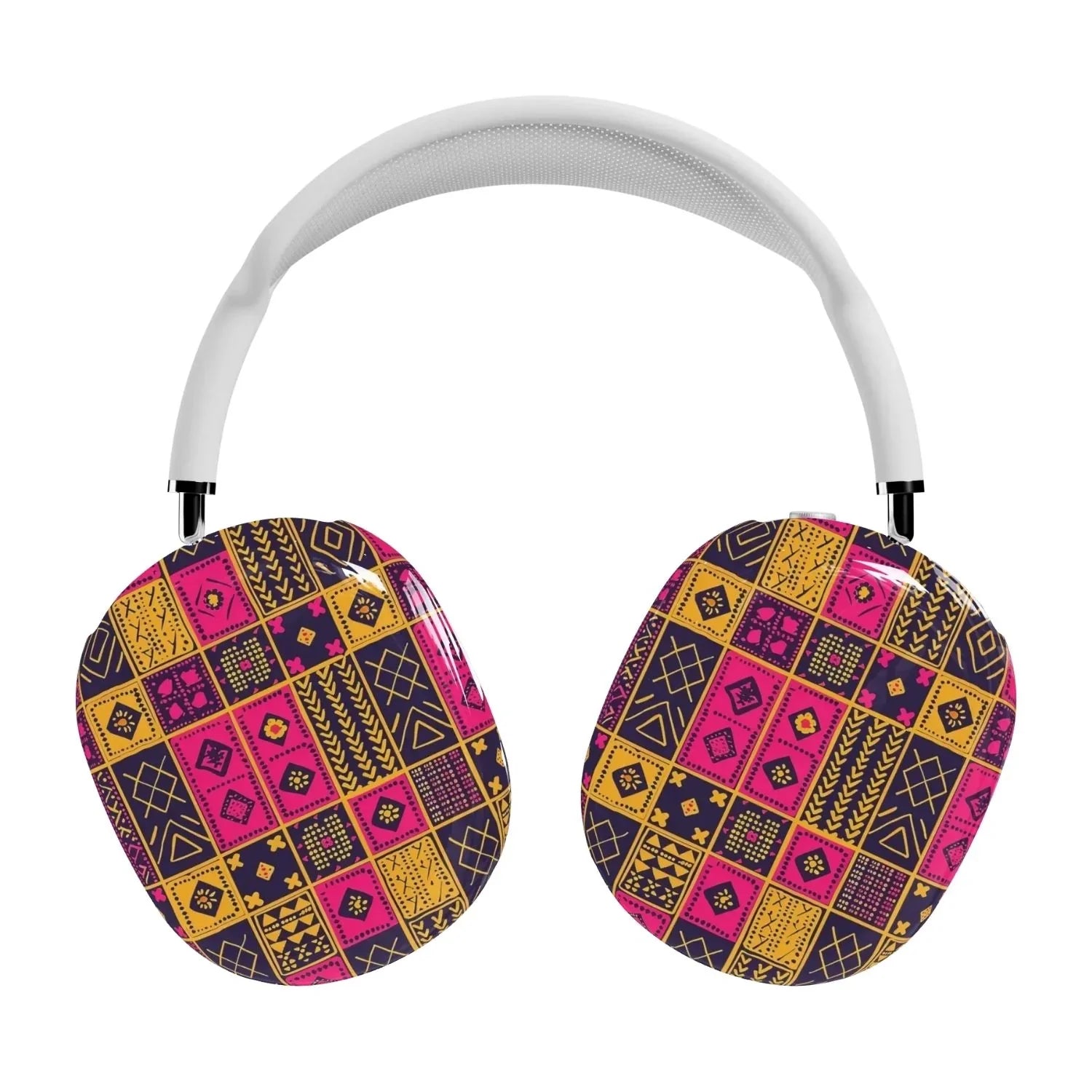 Cape Coast Bloom Kente Cloth AirPods Max Case - The Global Wanderer