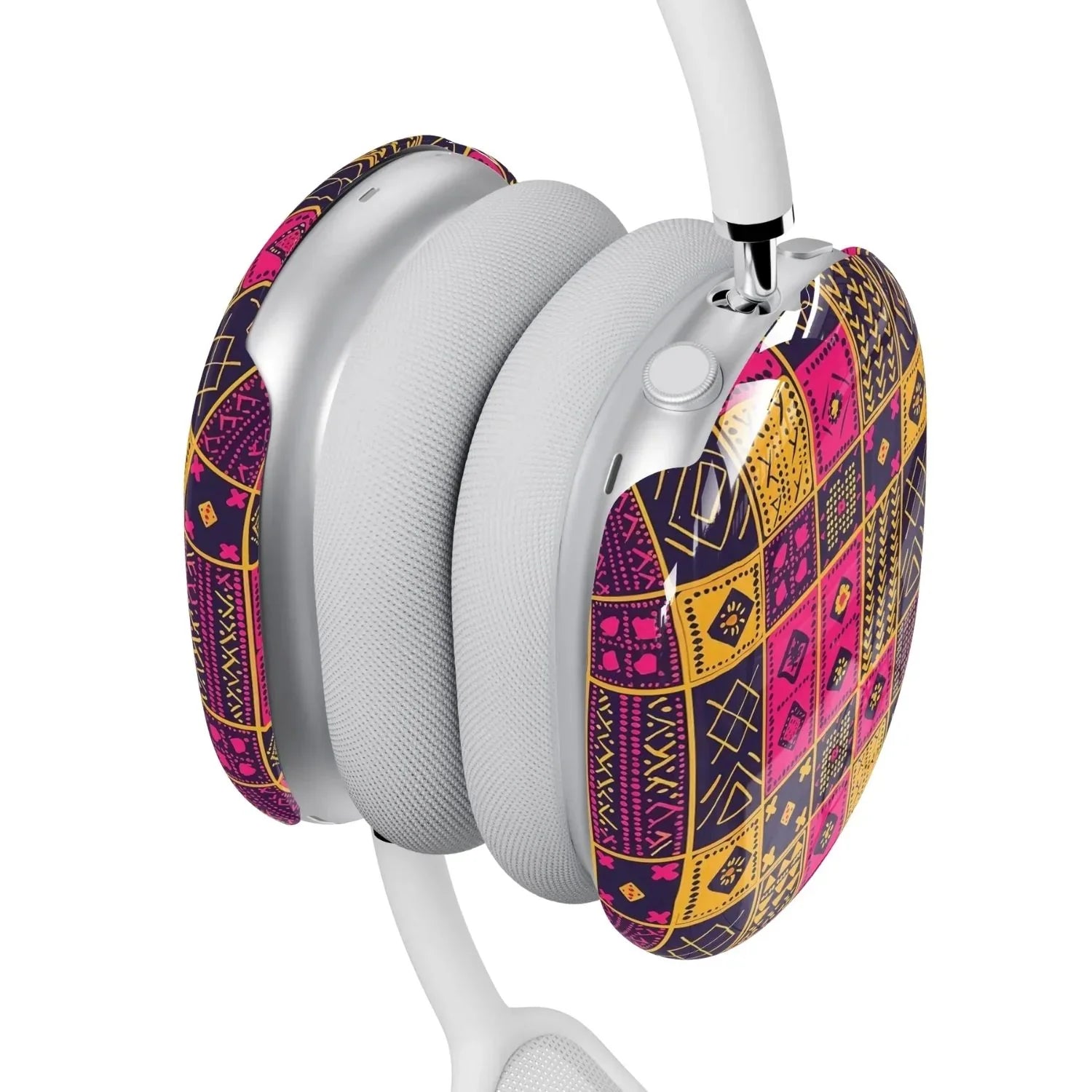 Cape Coast Bloom Kente Cloth AirPods Max Case - The Global Wanderer