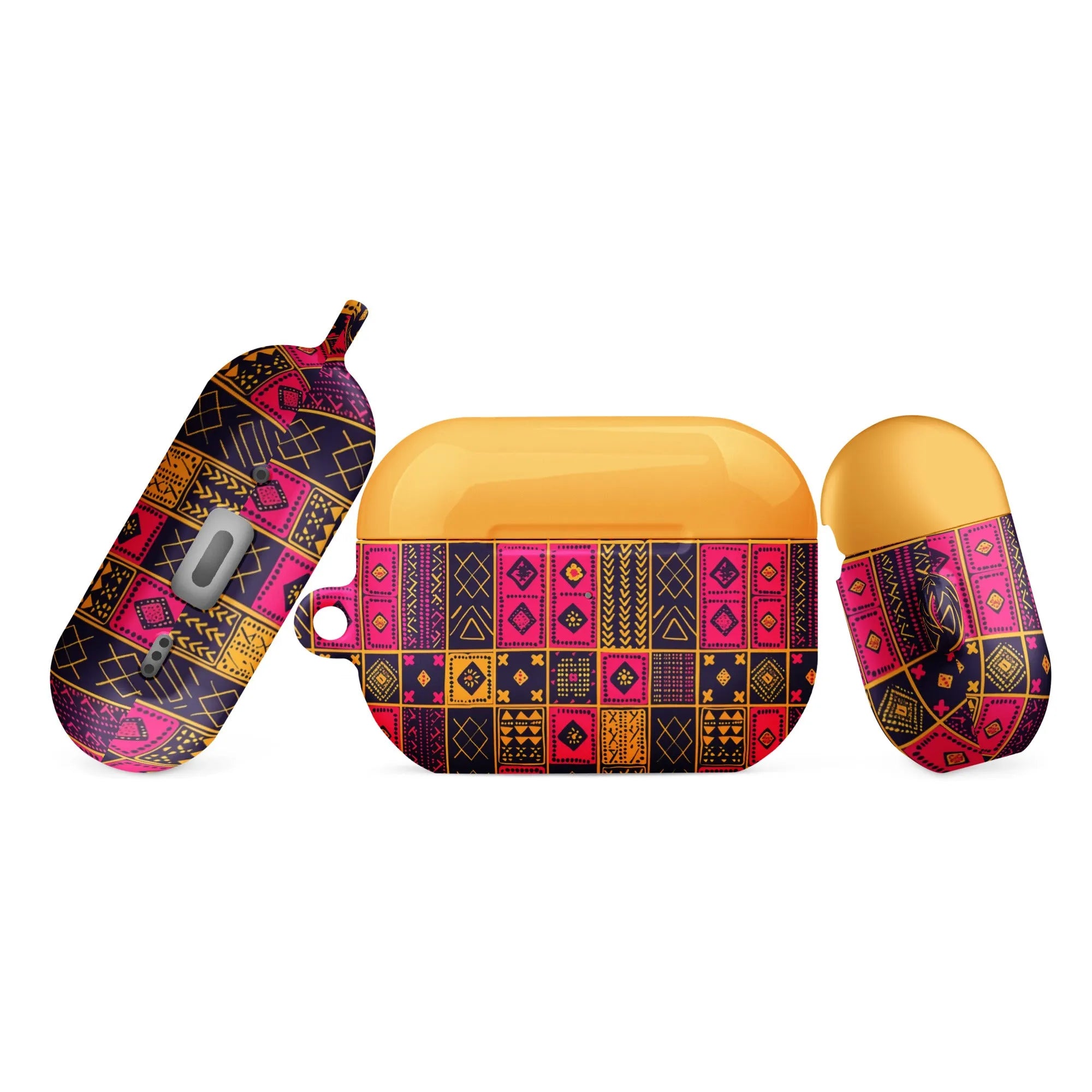 Ghanaian Kente Cloth AirPod Pro 2 Case - The Global Wanderer