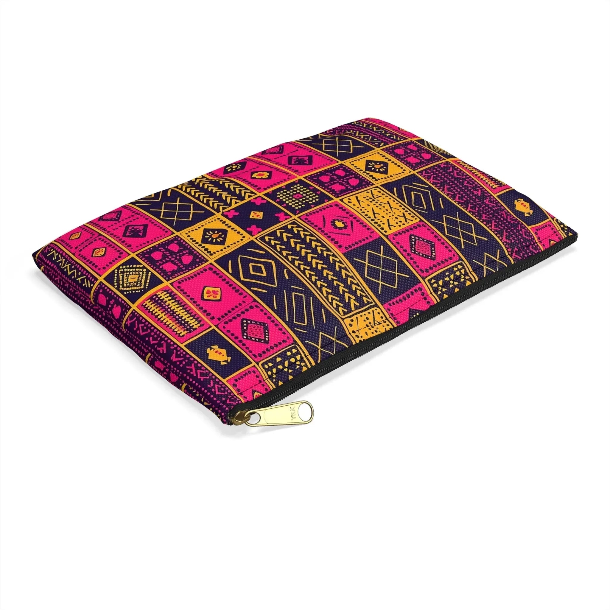 Ghanaian Kente Cloth Print Pouch - The Global Wanderer