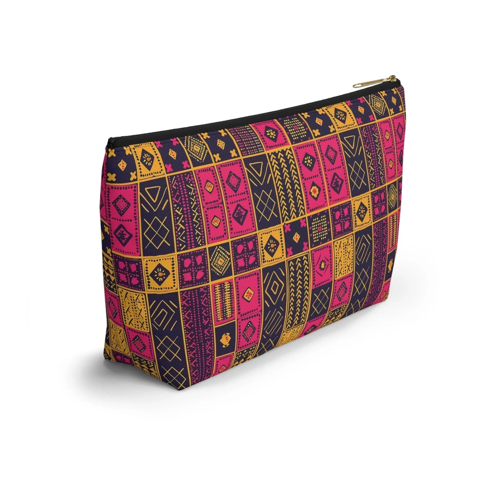 Ghanaian Kente Cloth Print Pouch - The Global Wanderer
